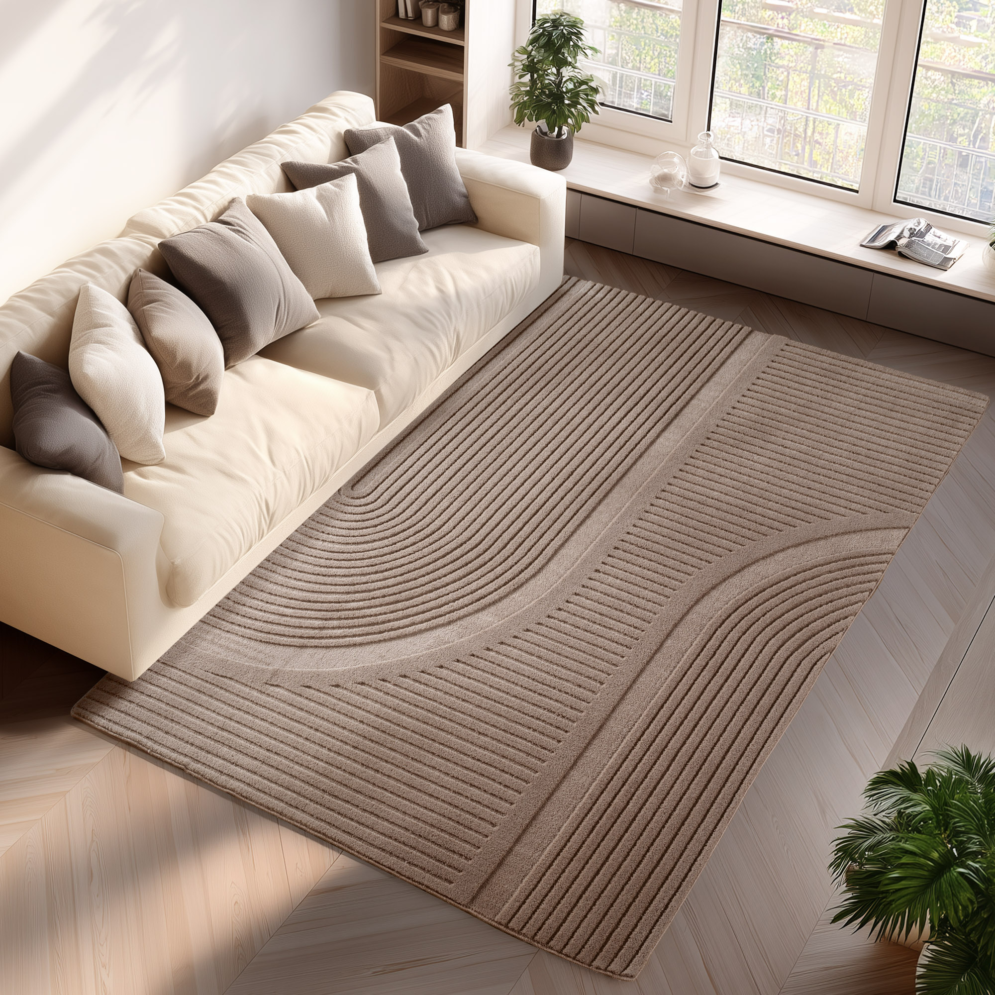 Tapis relief demi arc LENNY, NAZAR RUGS