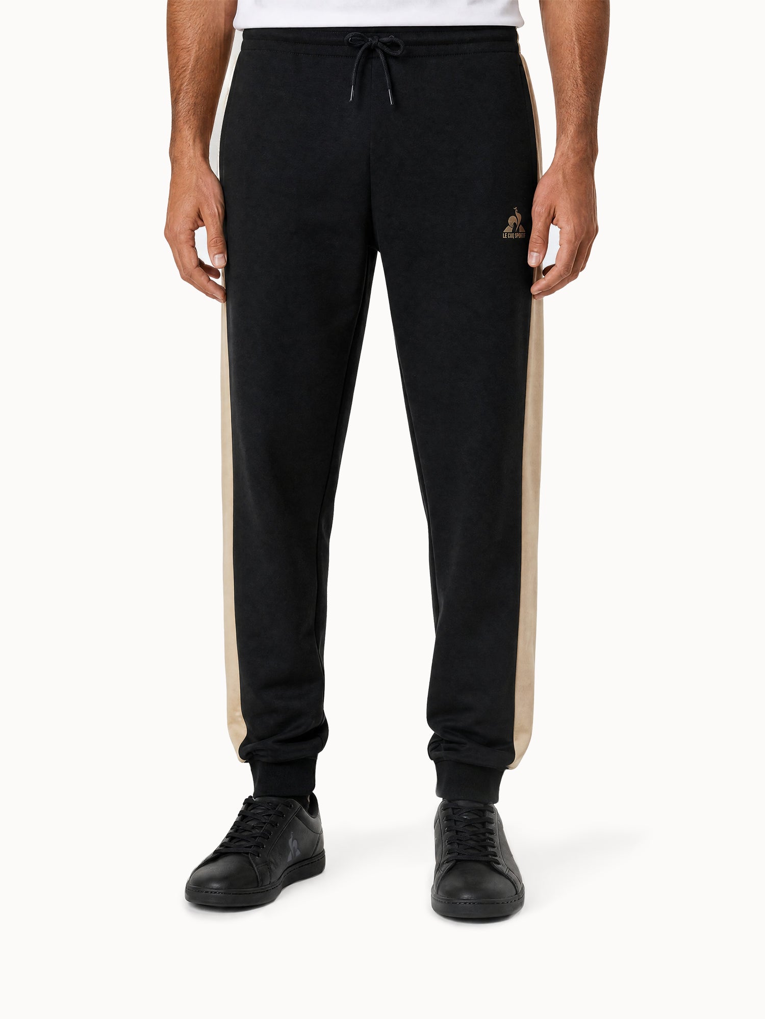 Pantalon en double face avec bandes côtés contrastées NOEL, LE COQ SPORTIF