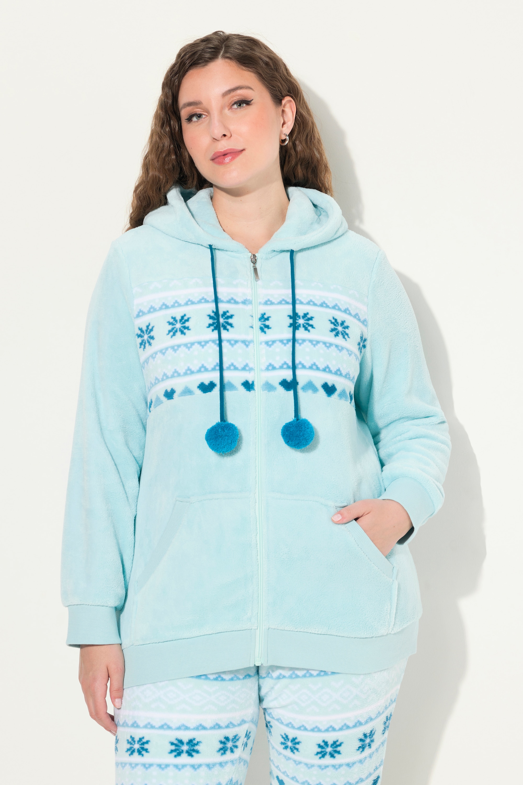 Veste d'intérieur en polaire à capuche, ULLA POPKEN