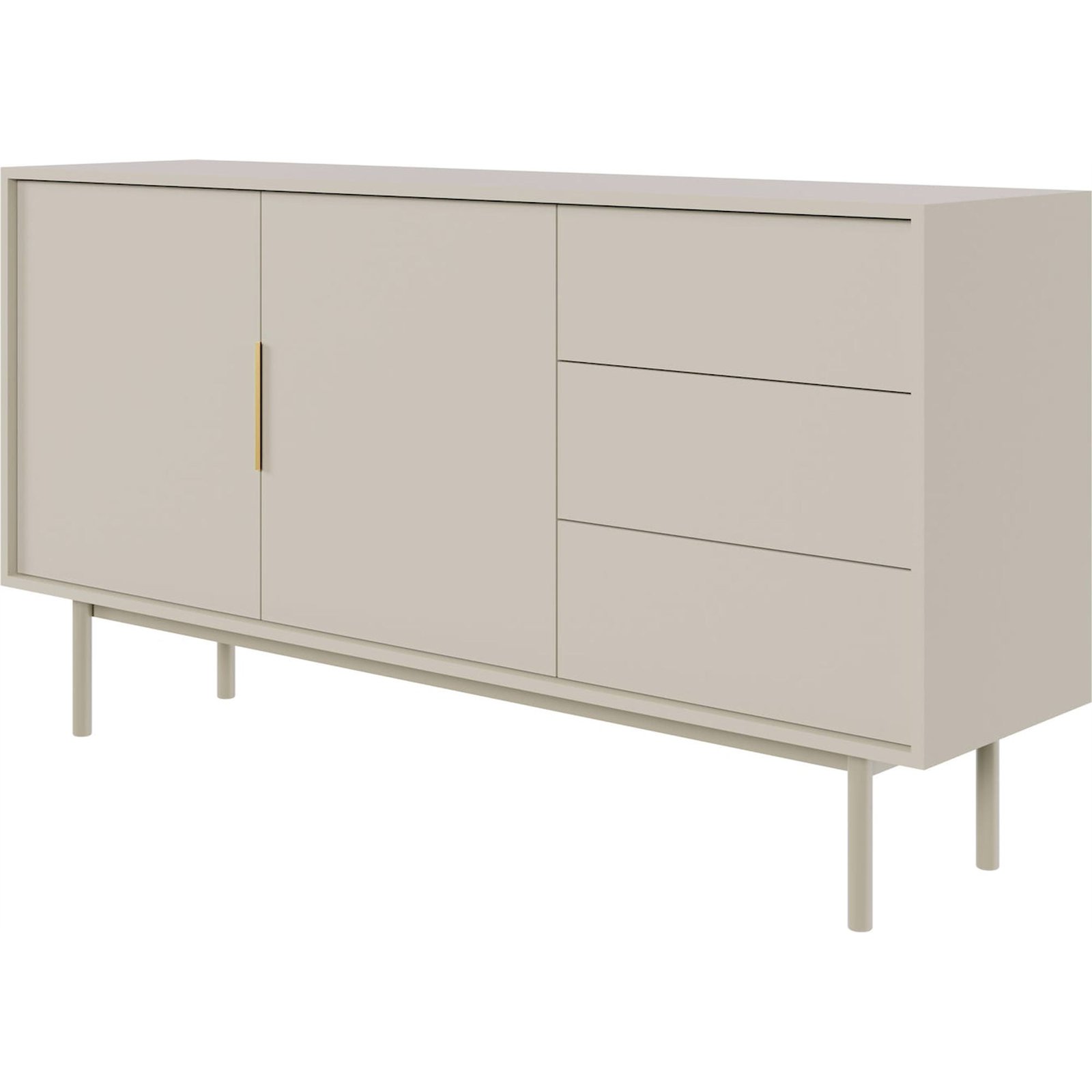 Commode bois NOVADO à portes et tiroirs, RECOLLECTION