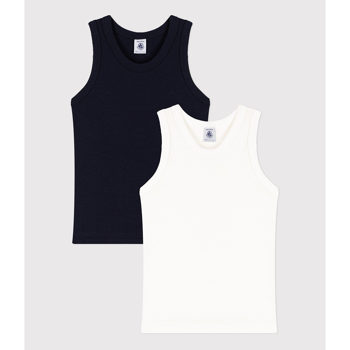 Pack of 2 Vest Tops in Cotton