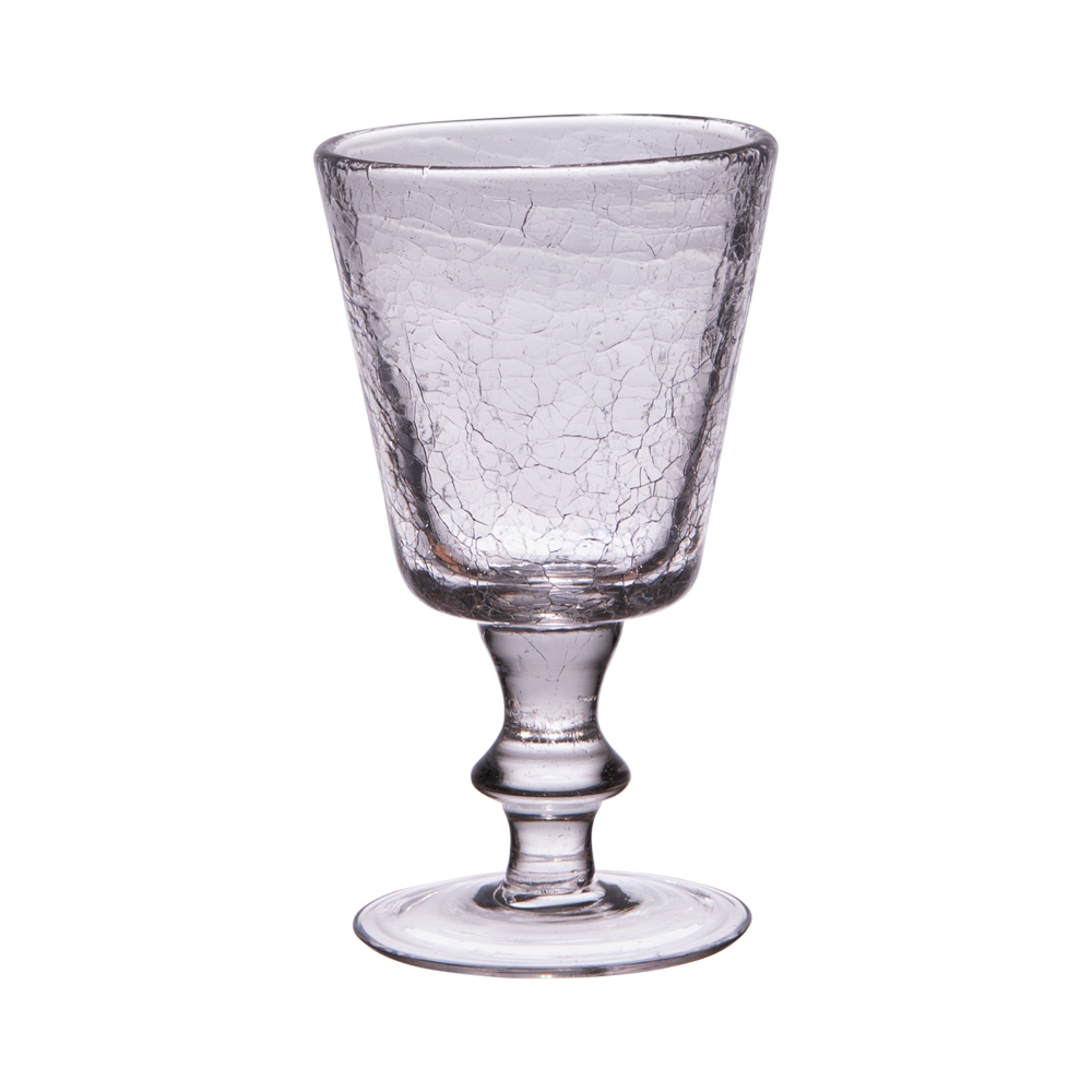 Verre à pied Lussan craquelé 17 cl  (lot de 6), TABLE PASSION