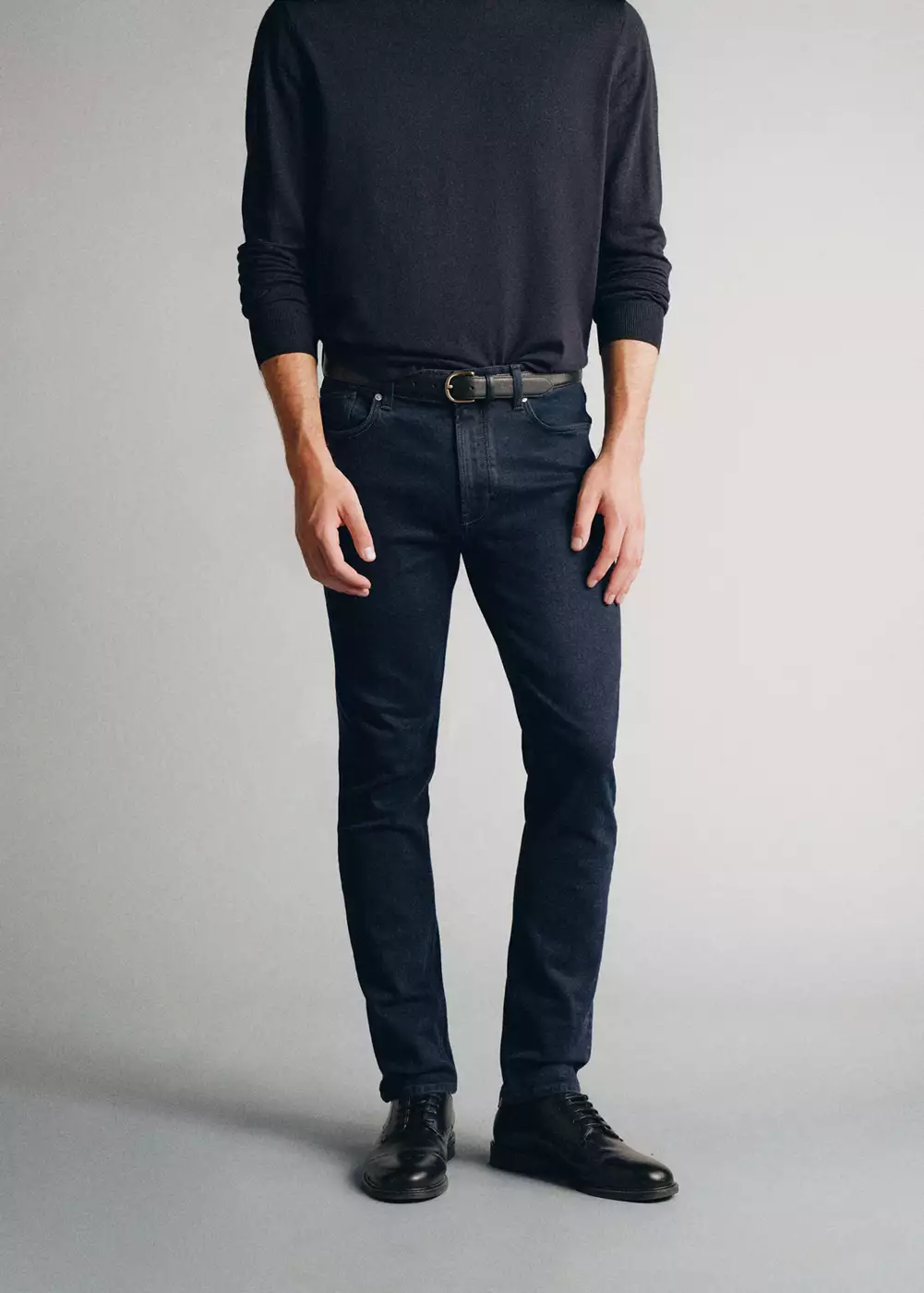 Jean slim fit en tissu Candiani, MANGO MAN