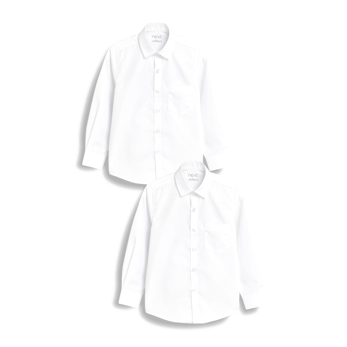 Chemises coupe slim, lot de 2, NEXT