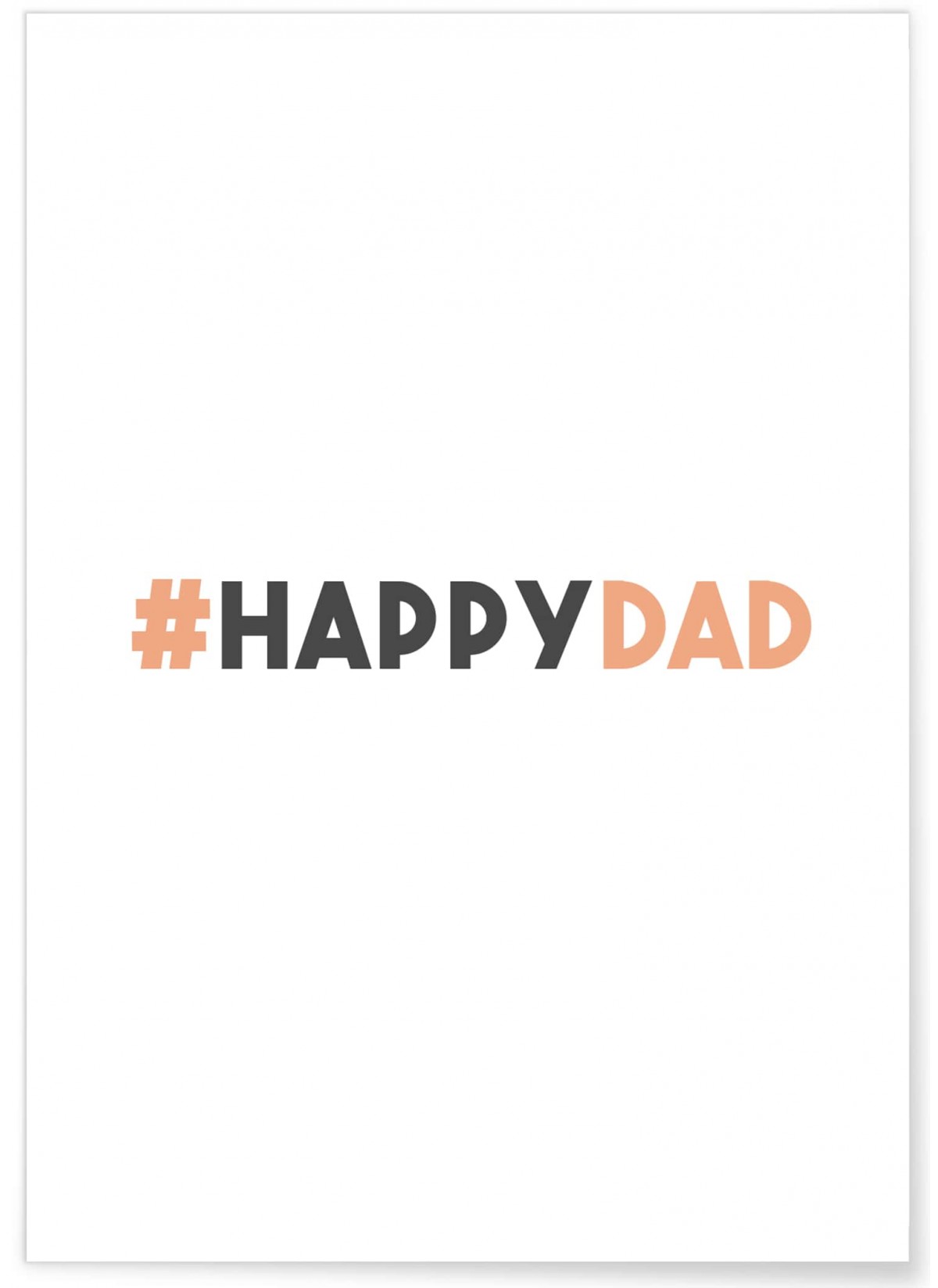 Affiche HappyDad, L'AFFICHERIE