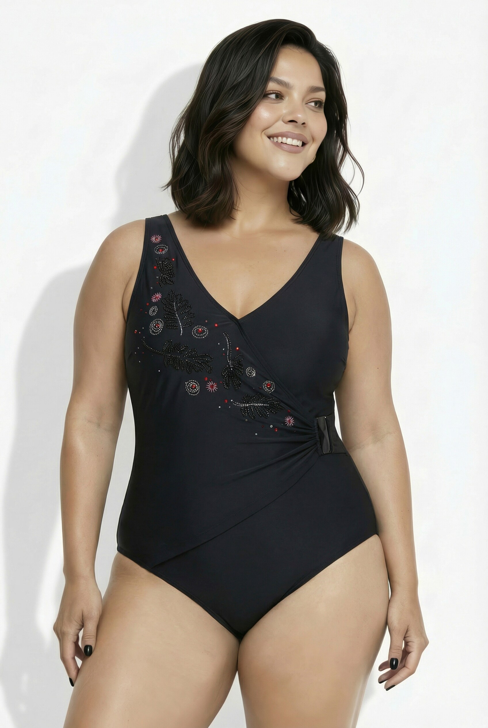 Maillot de bain effet cache-cœur, ULLA POPKEN