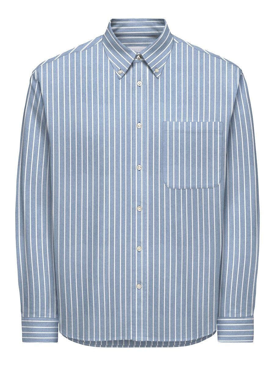 Chemise manches longues Oxford, ONLY & SONS
