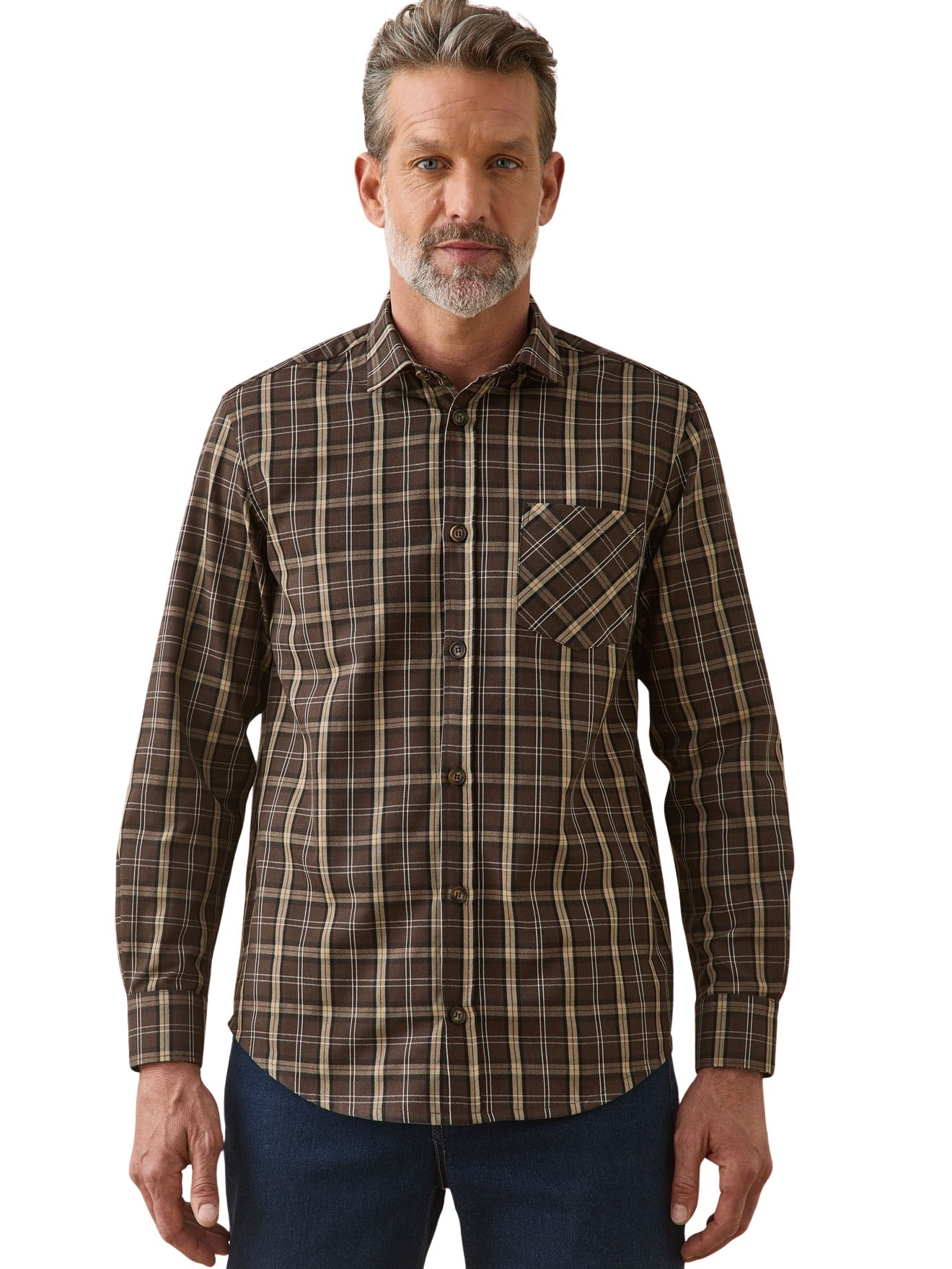 Chemise en flanelle homme, DAXON