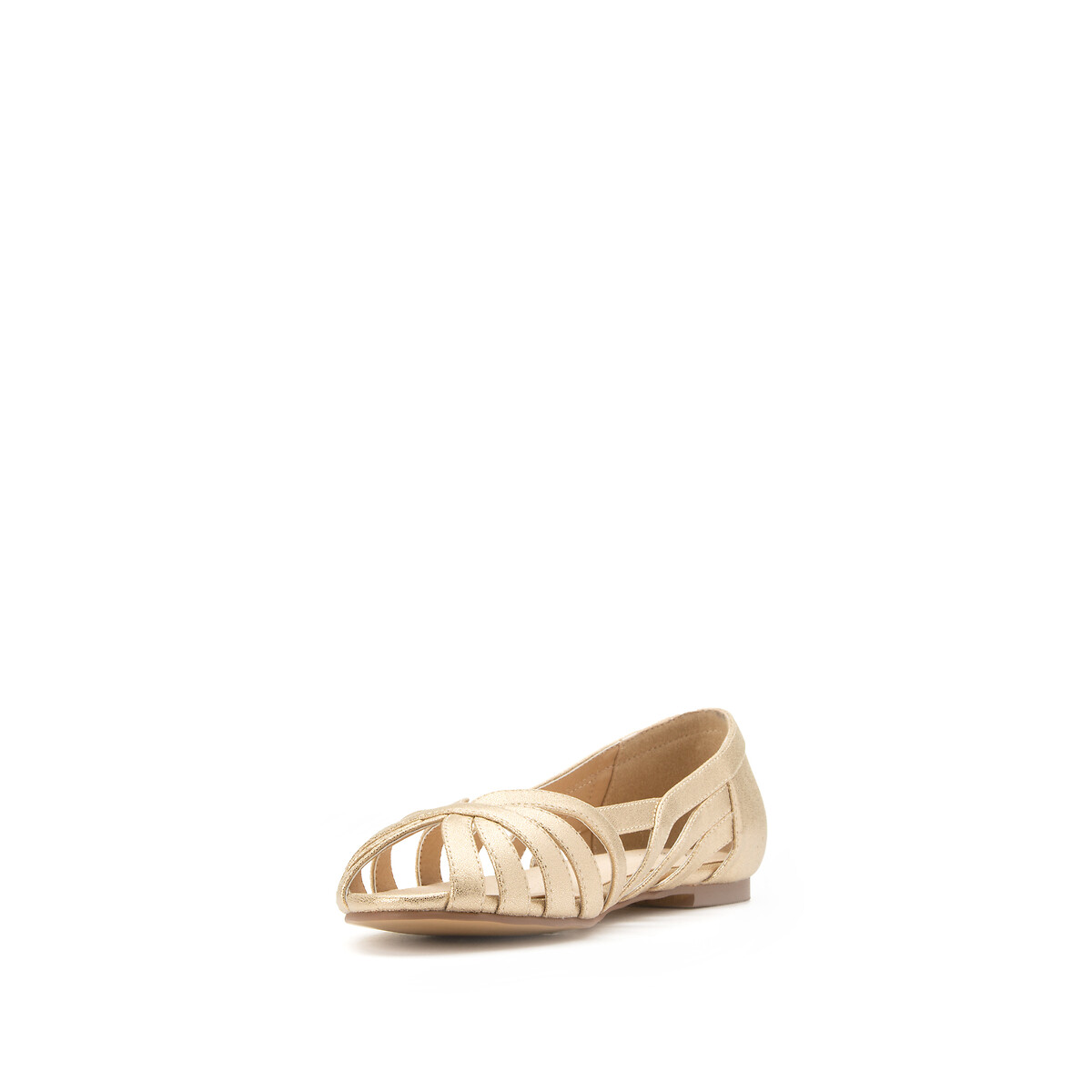 wide fit white ballet pumps