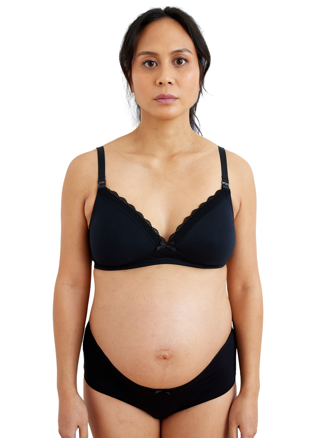 Soutien-gorge d'allaitement rembourrés sans armatures en coton bio*, VERTBAUDET