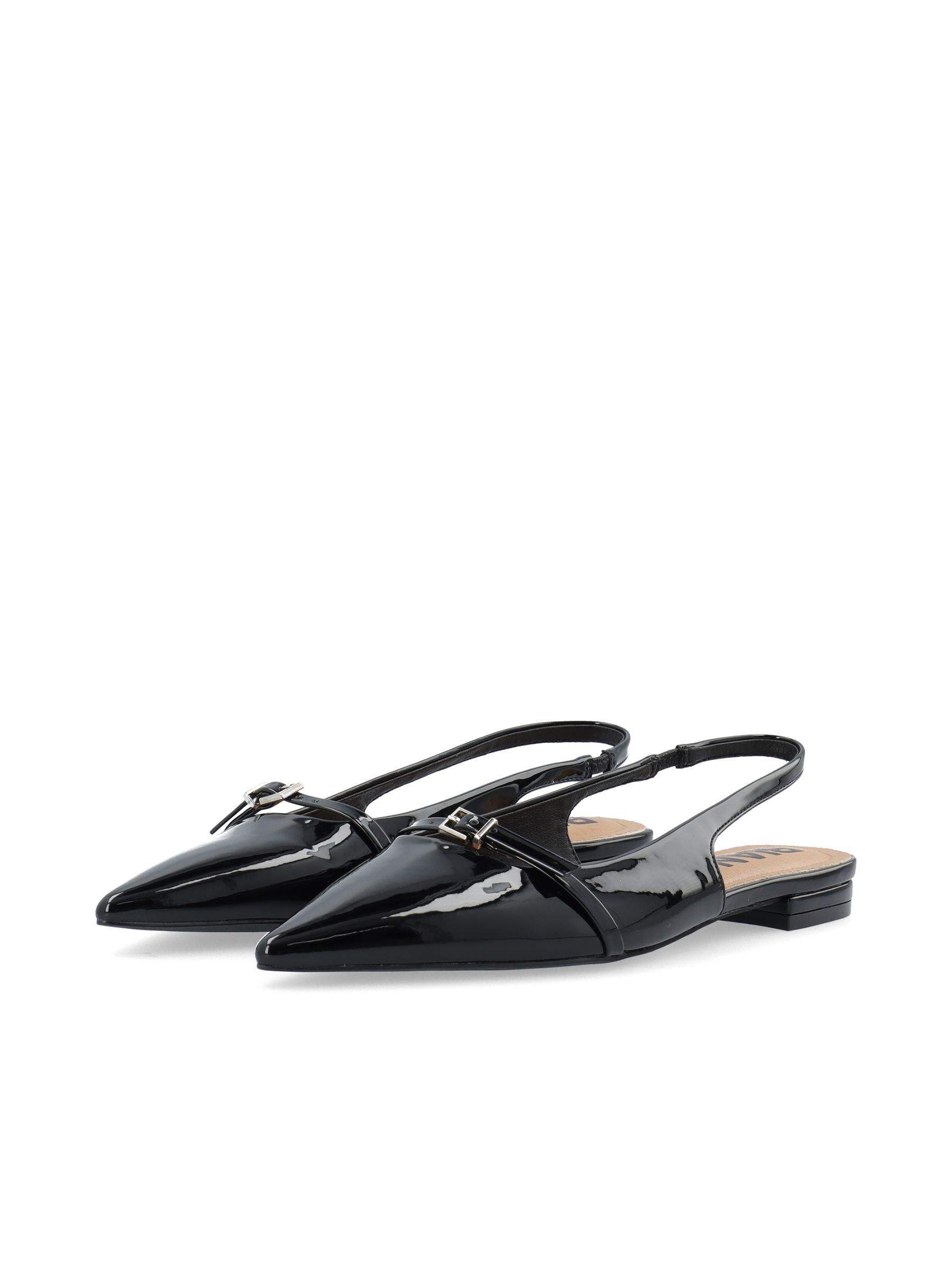 Chaussures À Bride Arrière, BIANCO