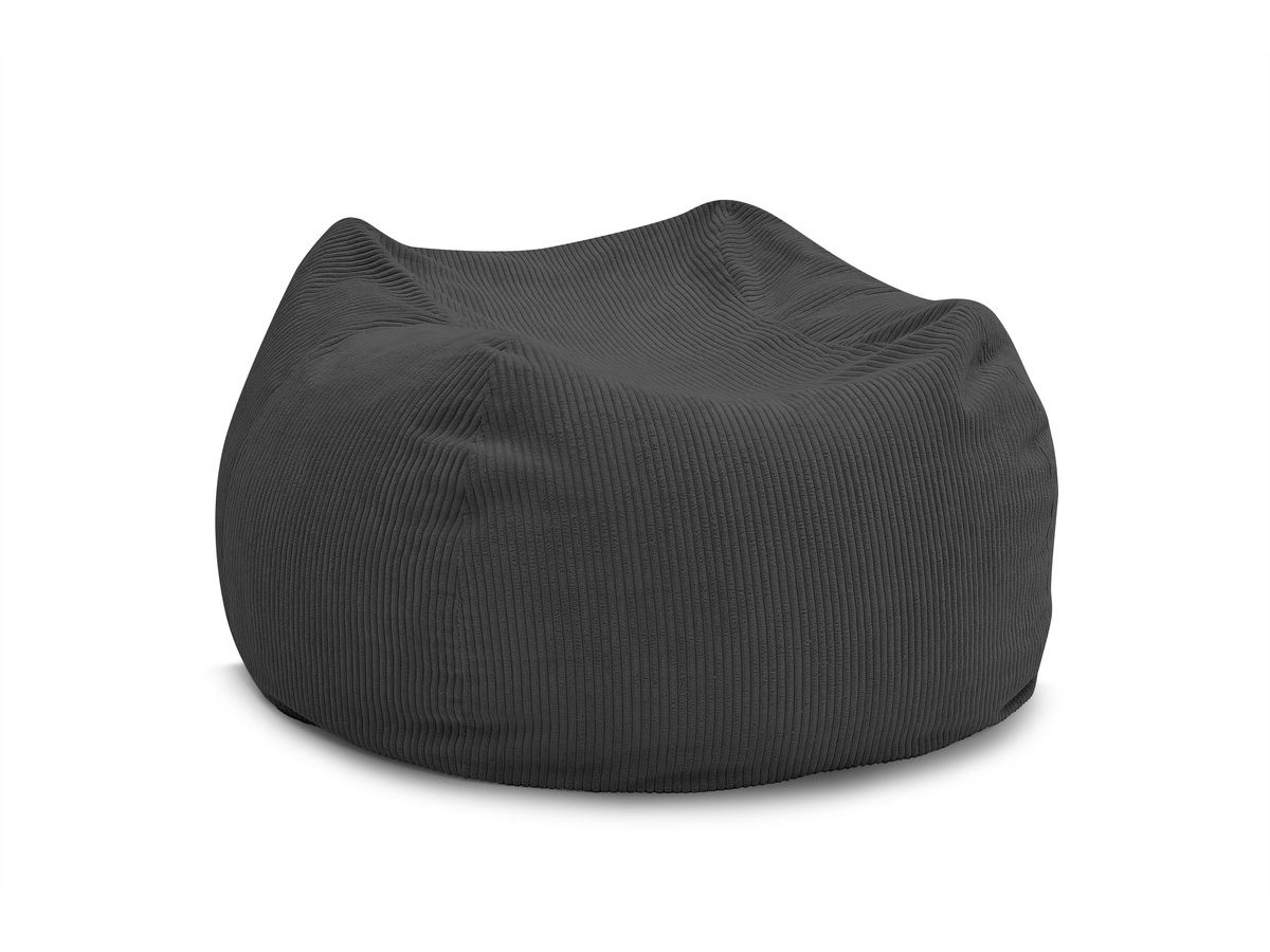 Pouf velours côtelé, VOLTAIRE, BOBOCHIC