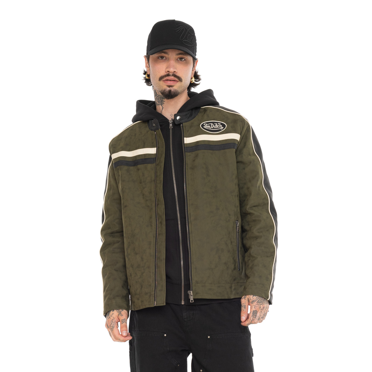 Veste motard LEROY, VON DUTCH