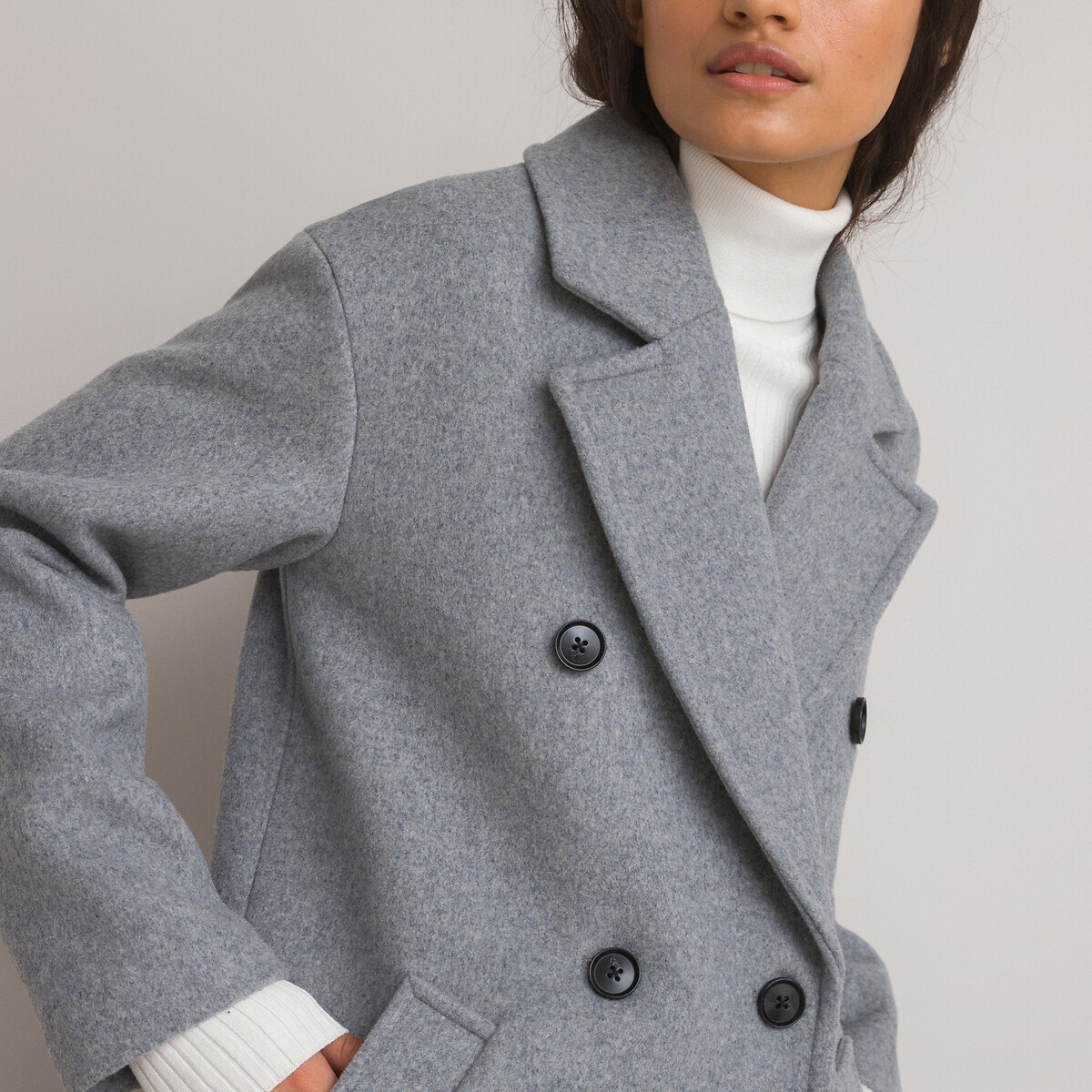 Manteau femme cintré clearance gris