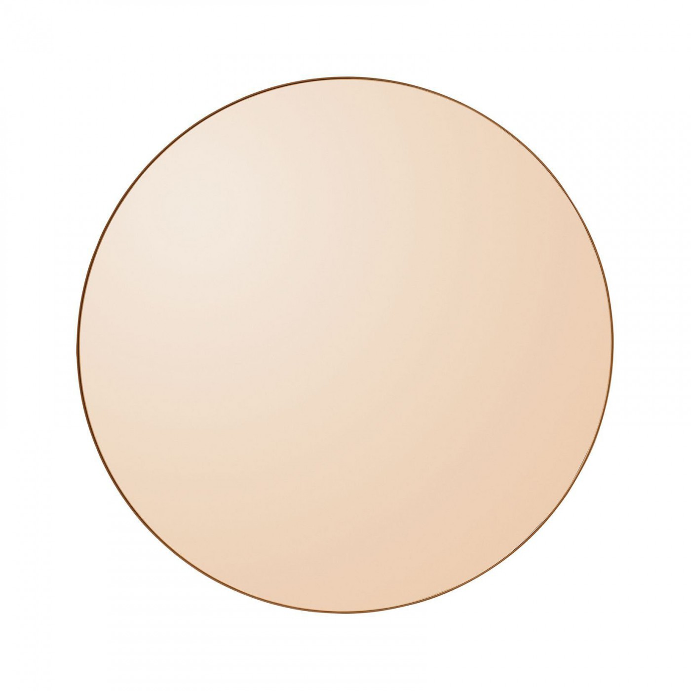 Miroir Mural Circum Teinté Ambre Small Rond Diam 70 cm, AYTM
