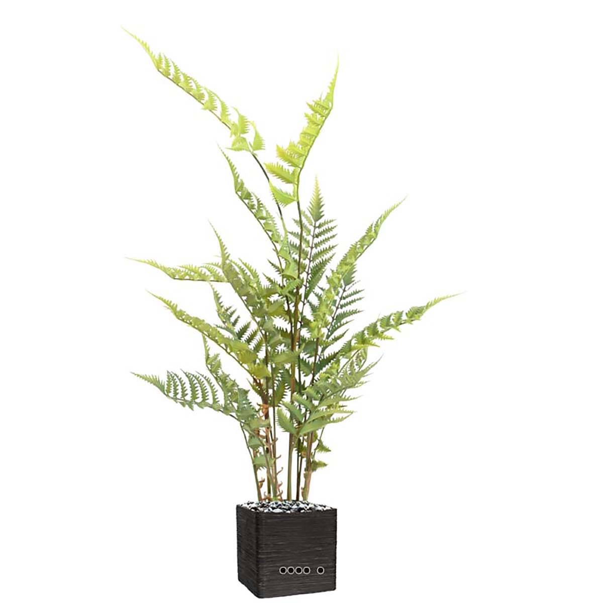 Fougère des bois artificielle en pot H 80 cm, ARTIFICIELLES
