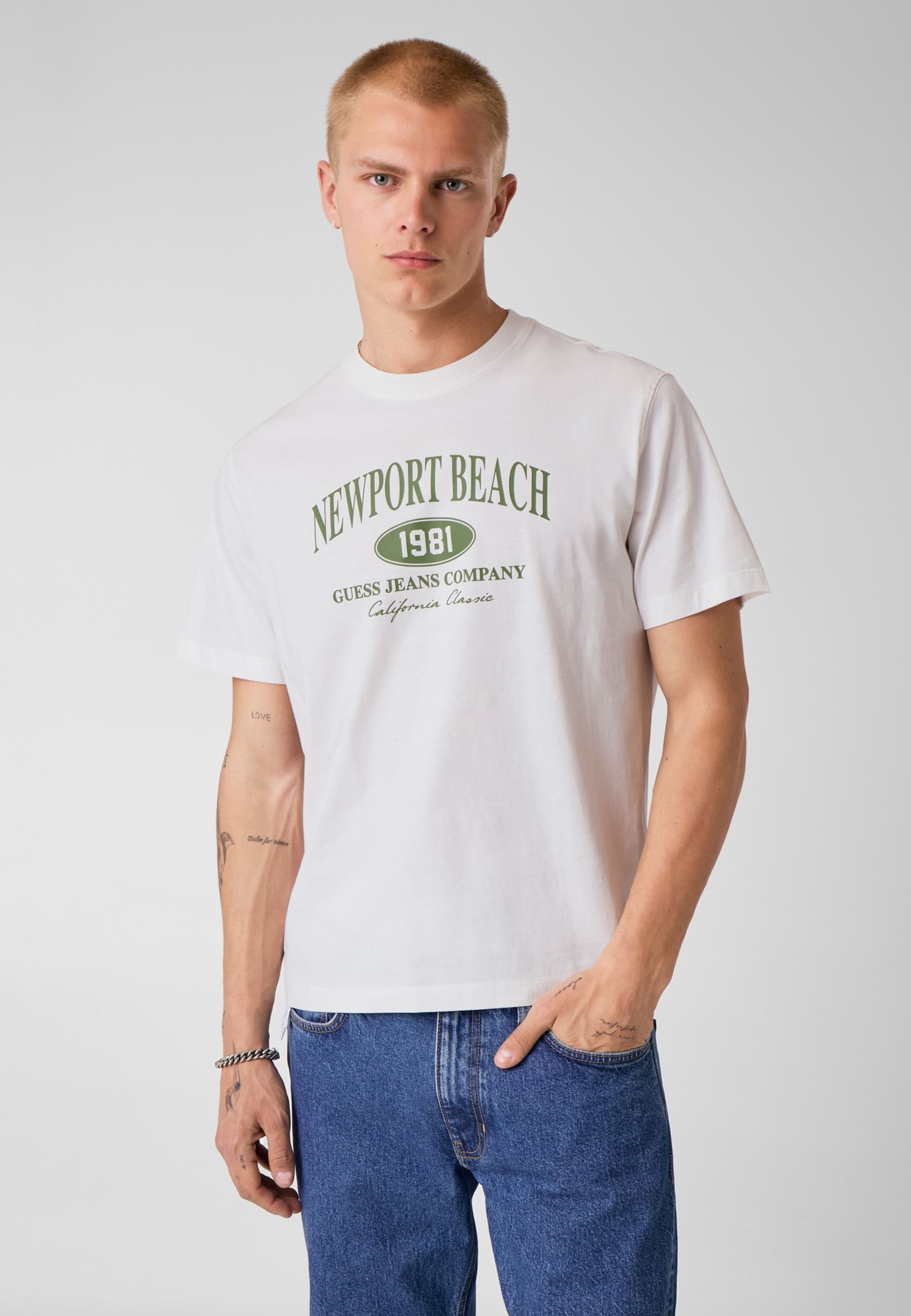 T-Shirt Regular Fit, GUESS JEANS