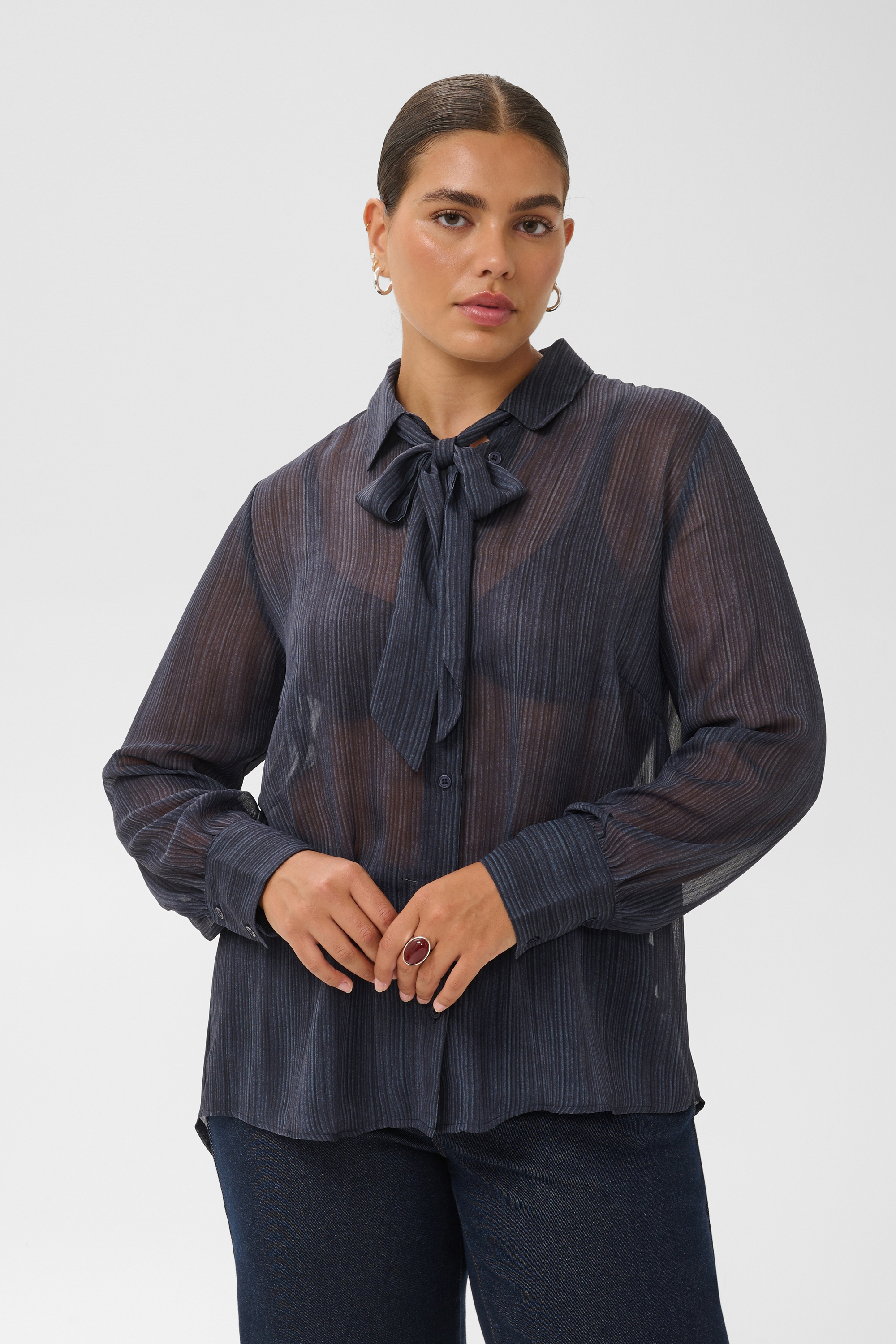 Chemise à manches longues, KAFFE CURVE