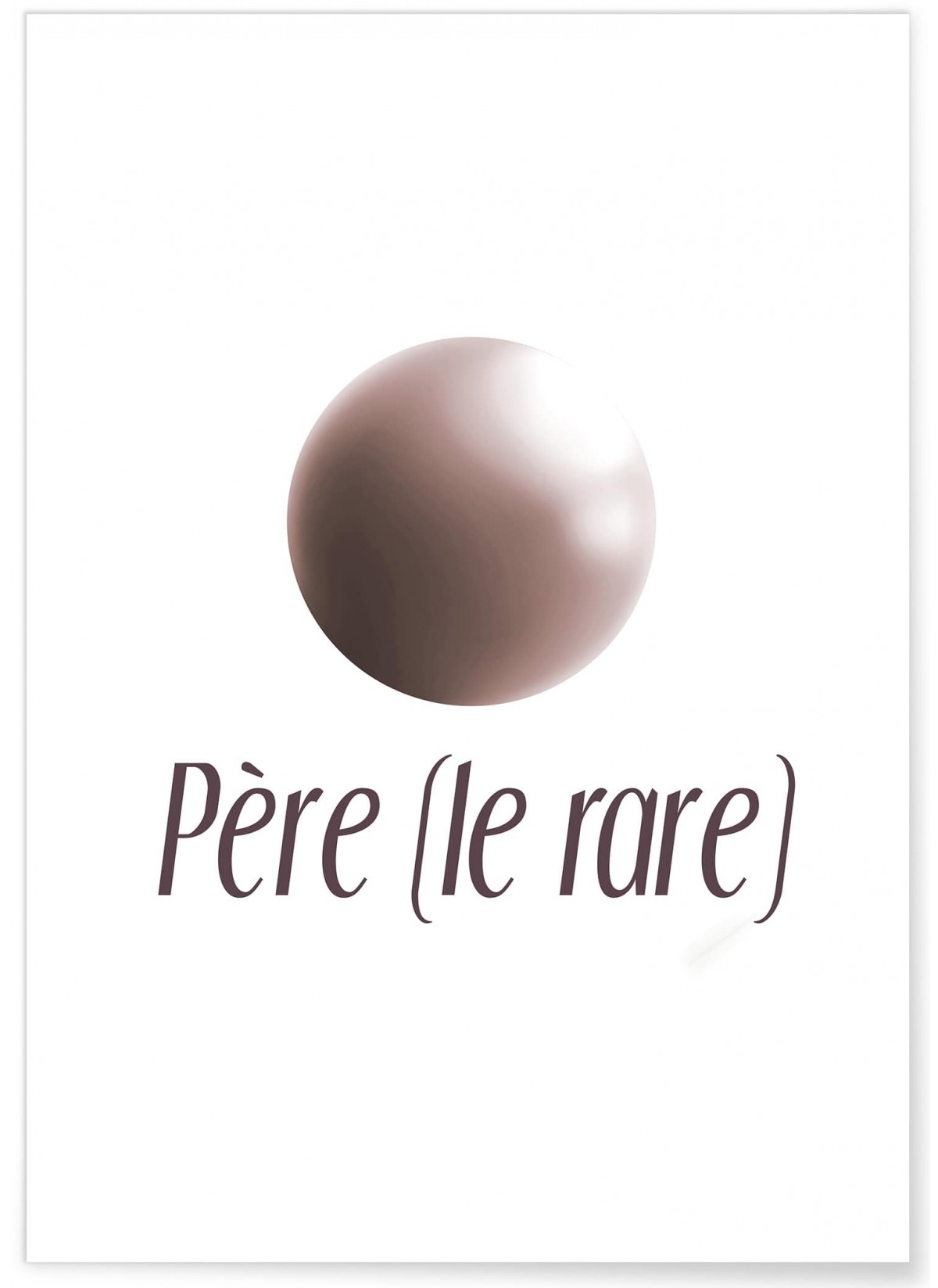 Affiche 'Père le rare', L'AFFICHERIE