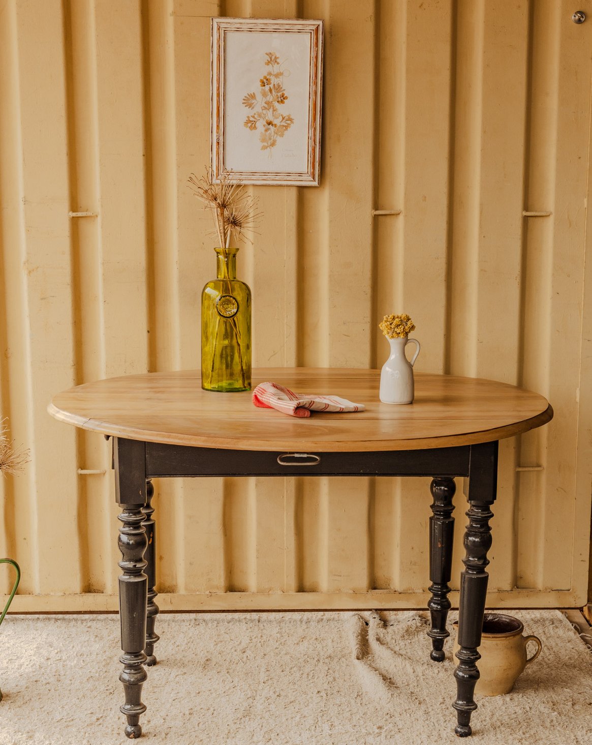 Table à manger en bois Romy N°1552 - Bon état, DEBONGOUT