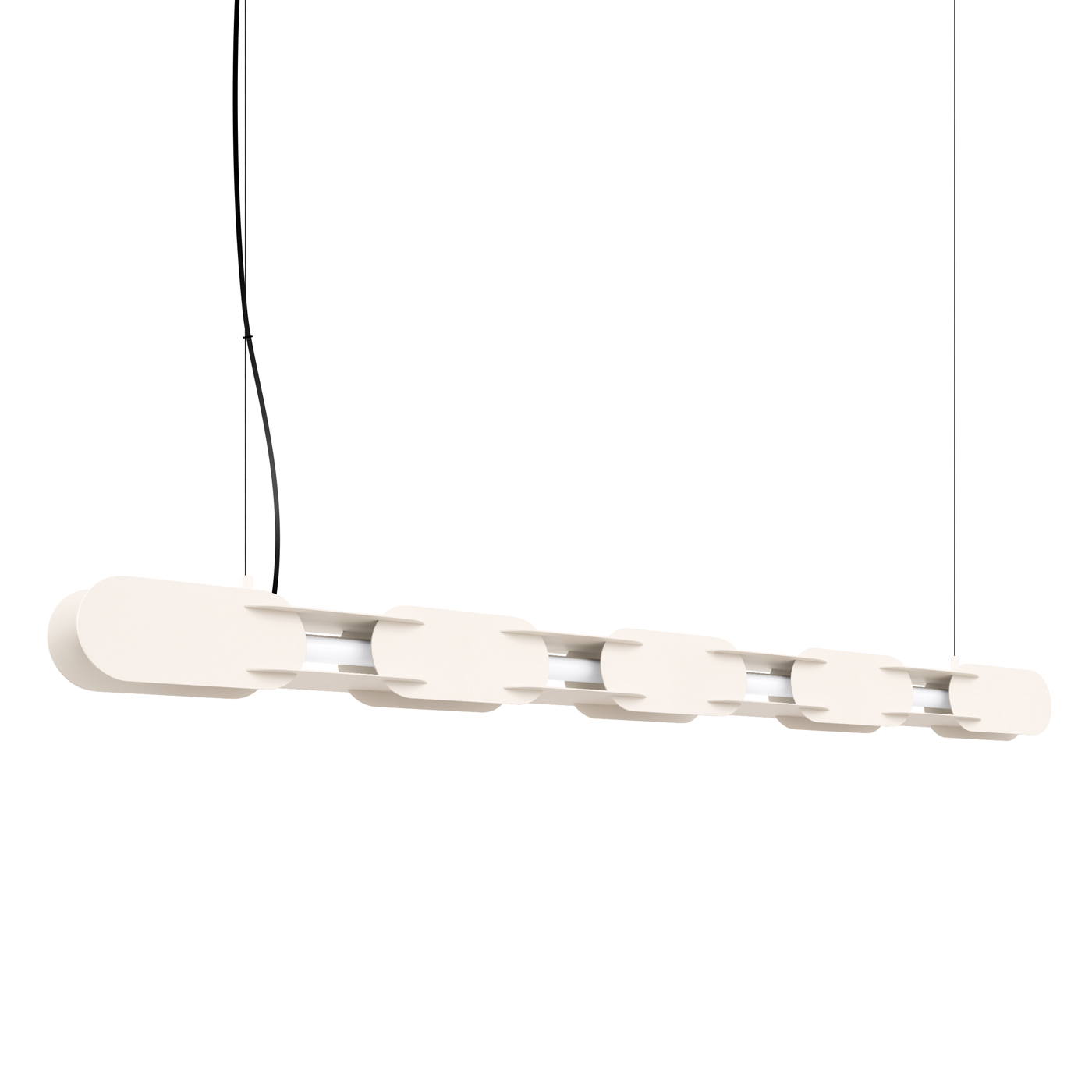 Suspension Acier Beige LED 1 Chain, EDEN