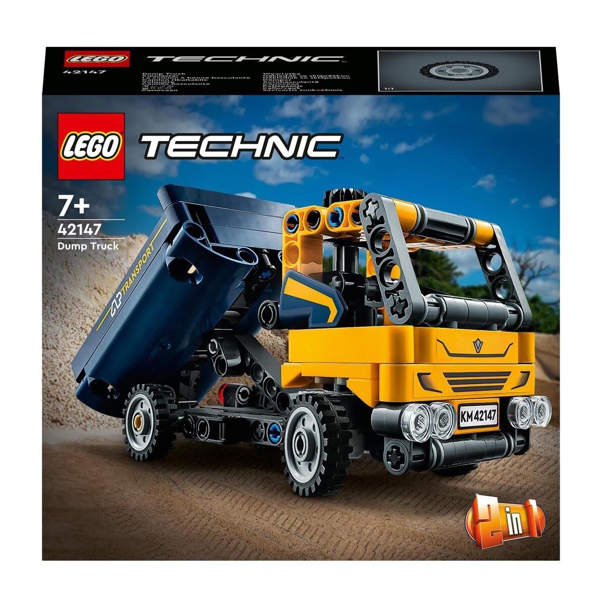 Le camion à benne basculante Lego
