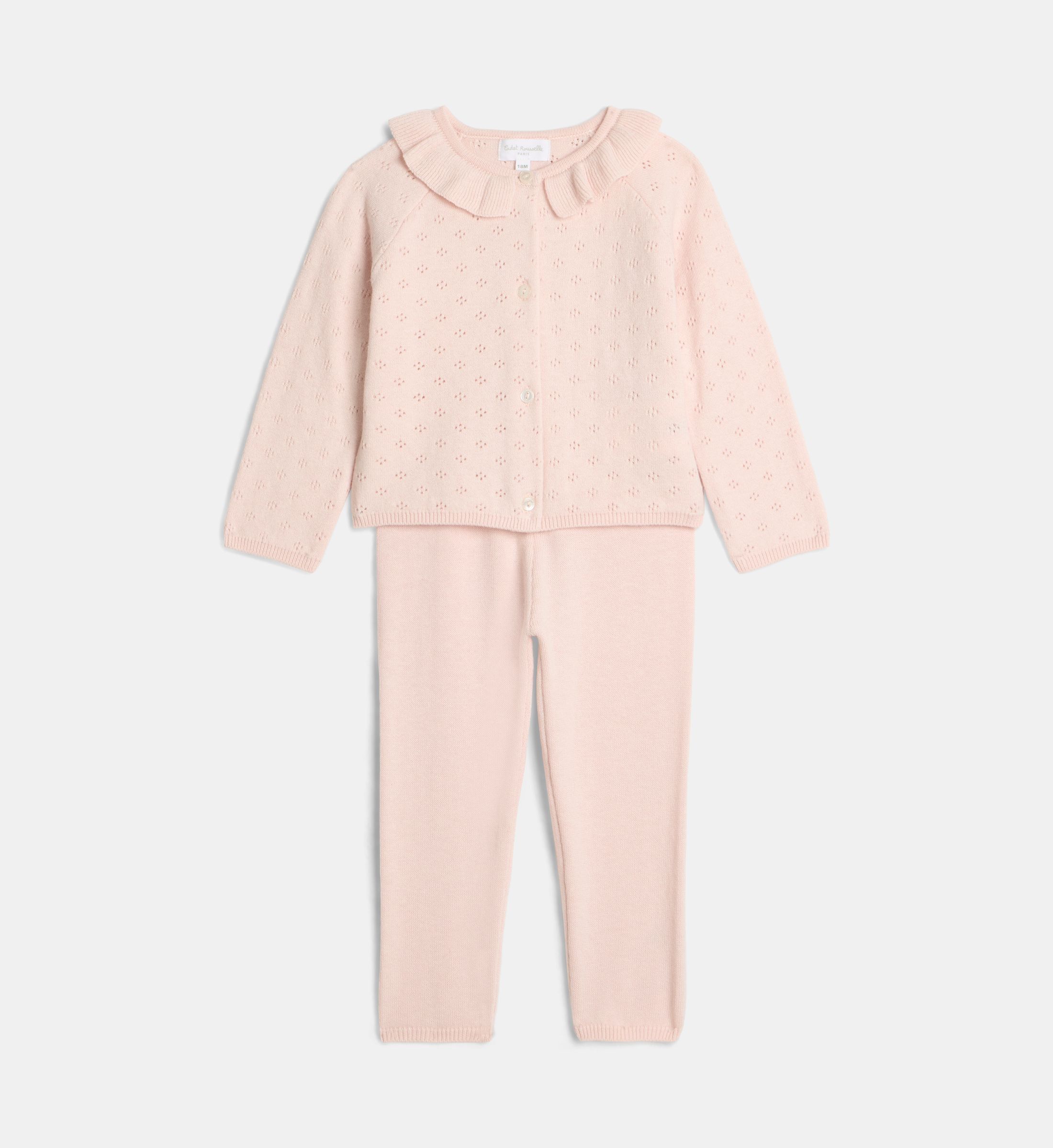 Ensemble gilet legging tatiana maille pointelle, CADET ROUSSELLE