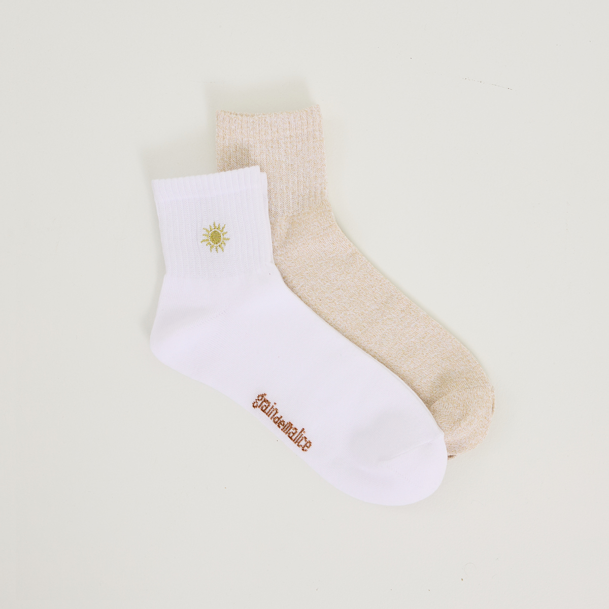 Lot de 2 paires de chaussettes, GRAIN DE MALICE