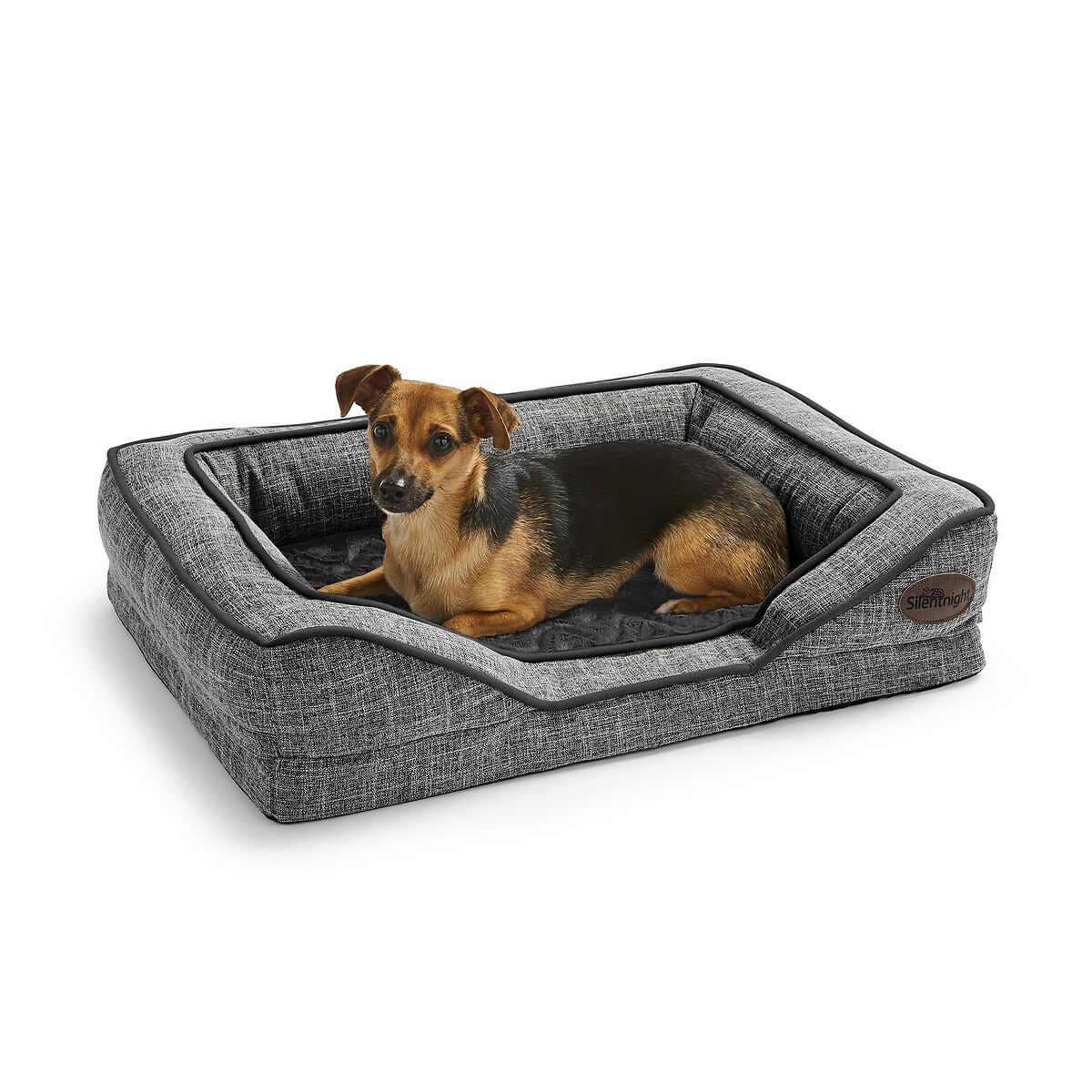 Orthopaedic pet bed grey Silentnight La Redoute