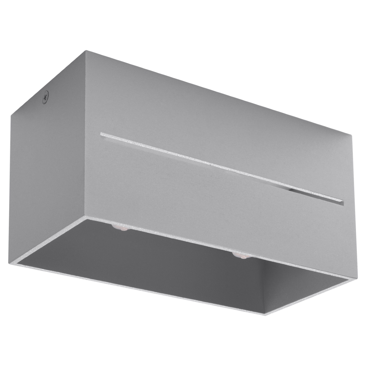 Plafonnier Aluminium Gris G9 2 Lobo, EDEN