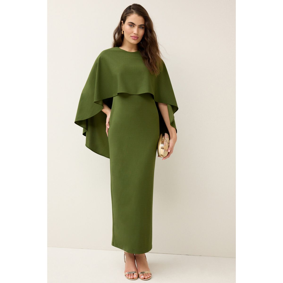 Robe longue effet cape, NEXT