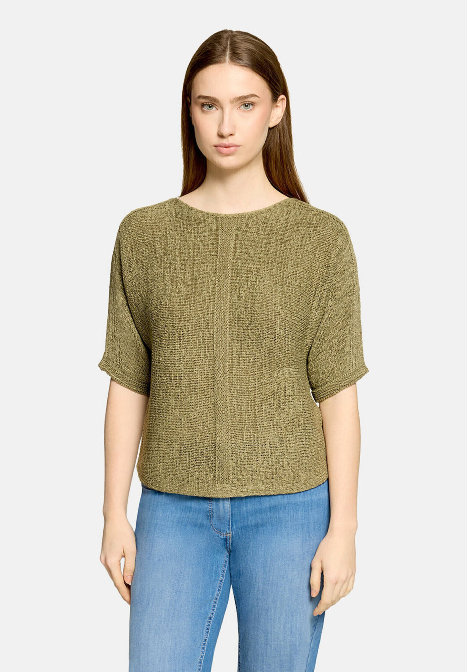 Pull-over en maille manches courtes, BETTY BARCLAY