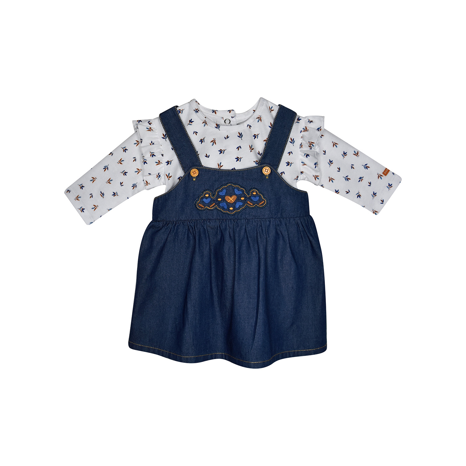 T shirt et robe en jean fanchon, SUCRE D'ORGE
