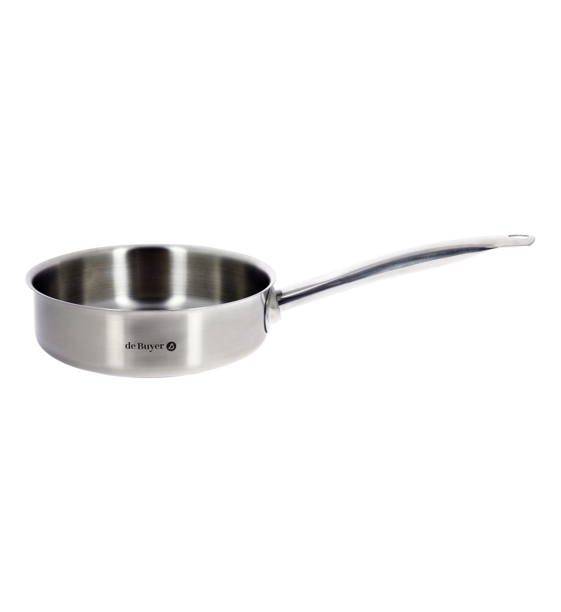 Sauteuse droite prim'appety inox ø28 cm, DE BUYER