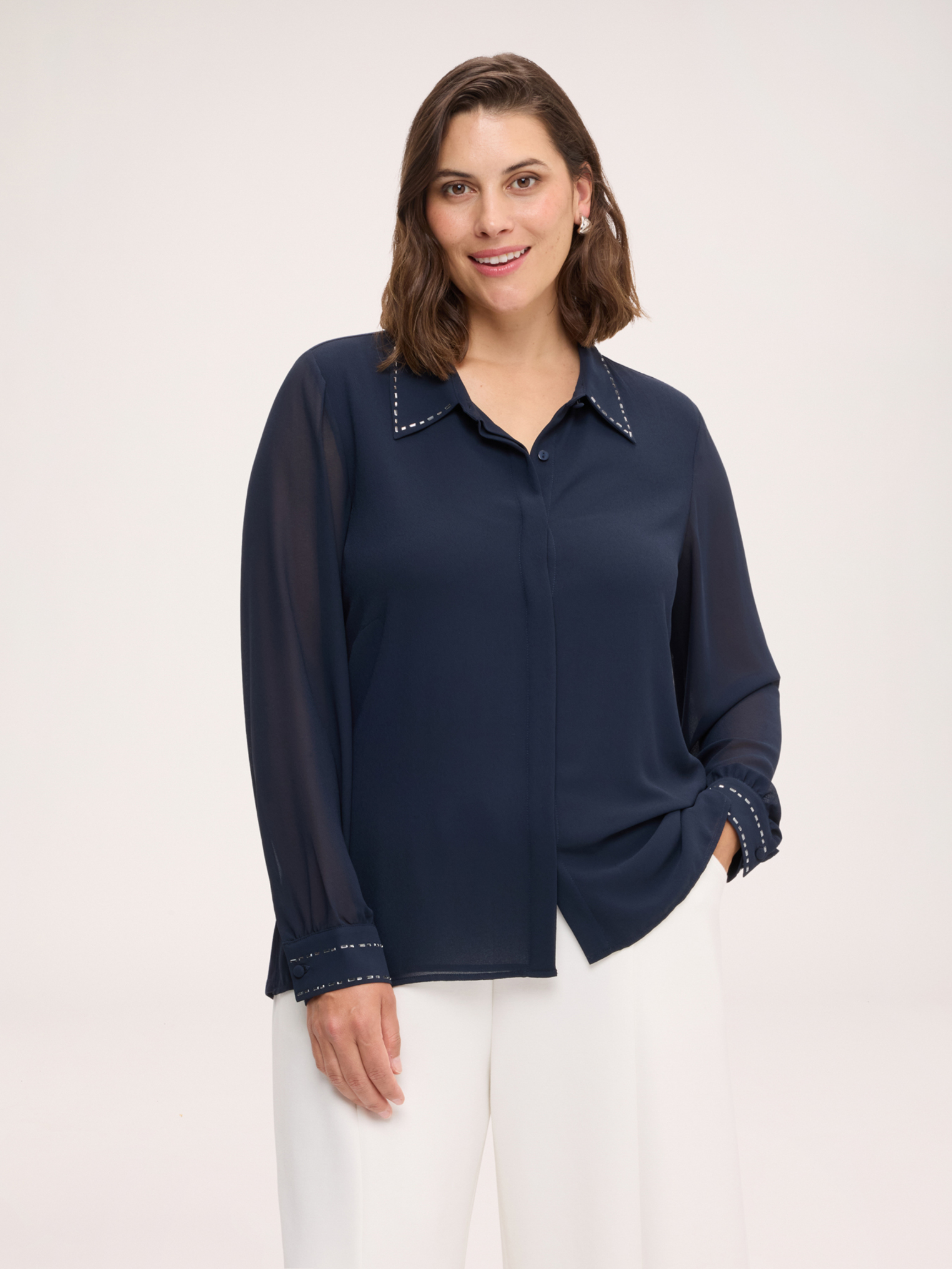 Chemise brodée, FIORELLA RUBINO
