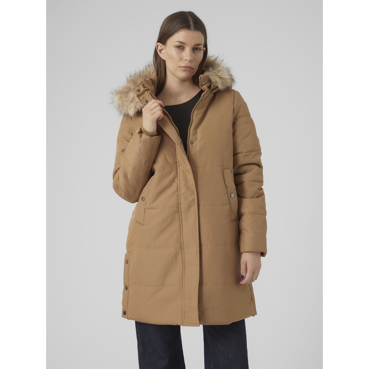 Parka jaune moutarde femme La Redoute