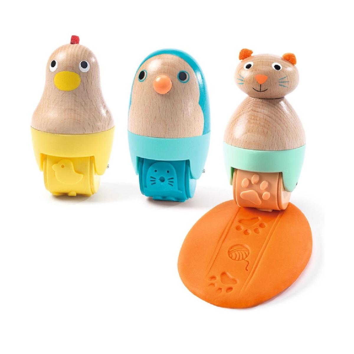 Lot de tampons pour pâte à modeler, DJECO