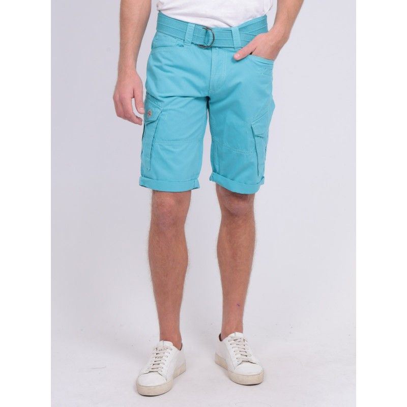 Bermuda homme 2024 bleu turquoise