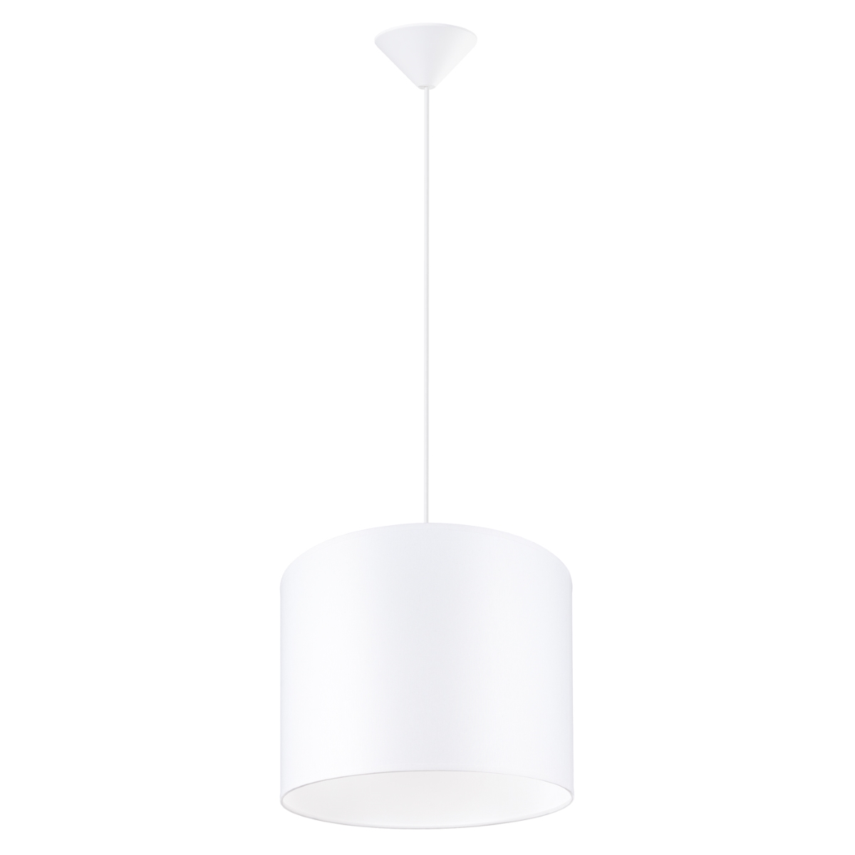 Suspension Tissu Blanc E27 1 Nova 30, EDEN