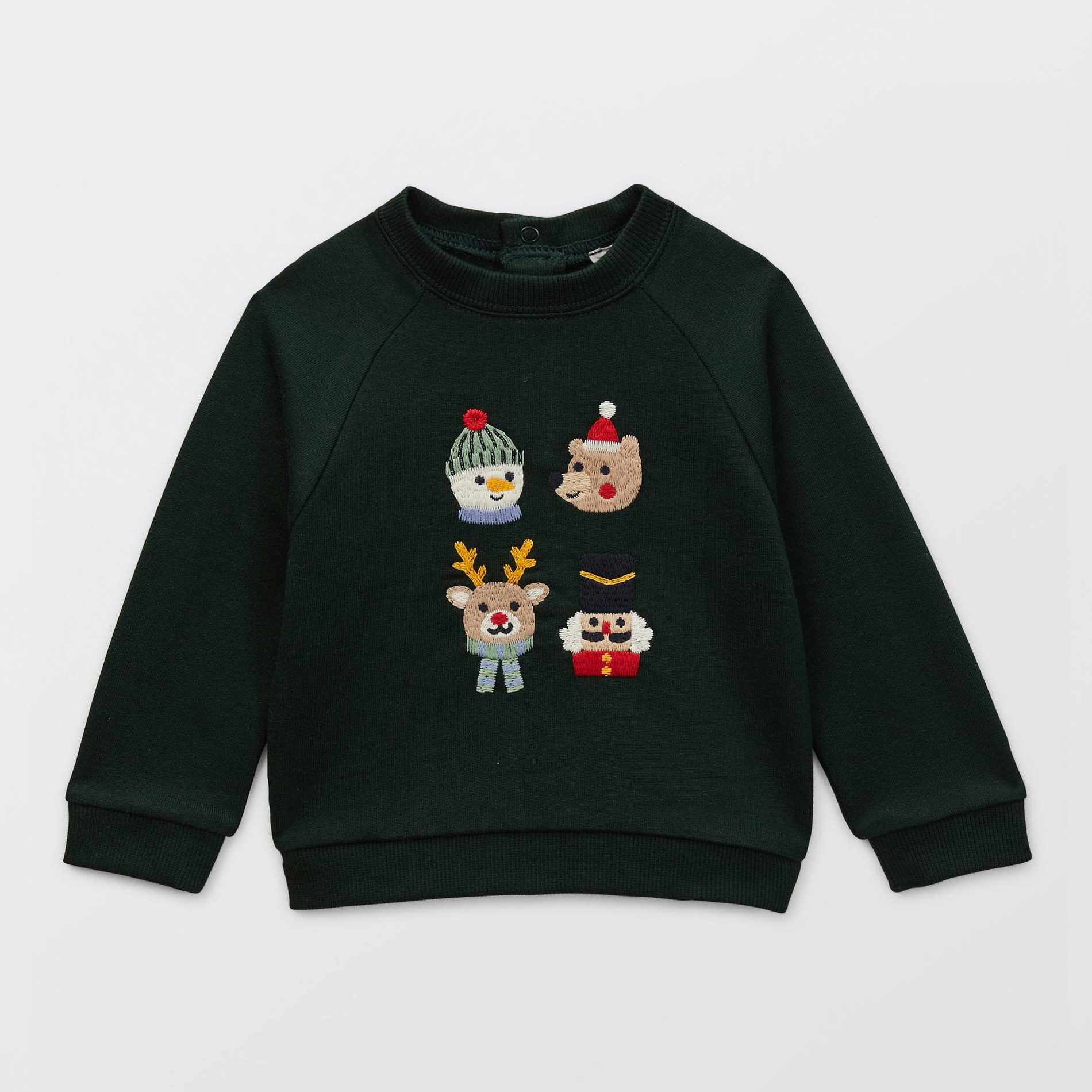 Sweat brodé en coton BIO GOTS, BOUT'CHOU