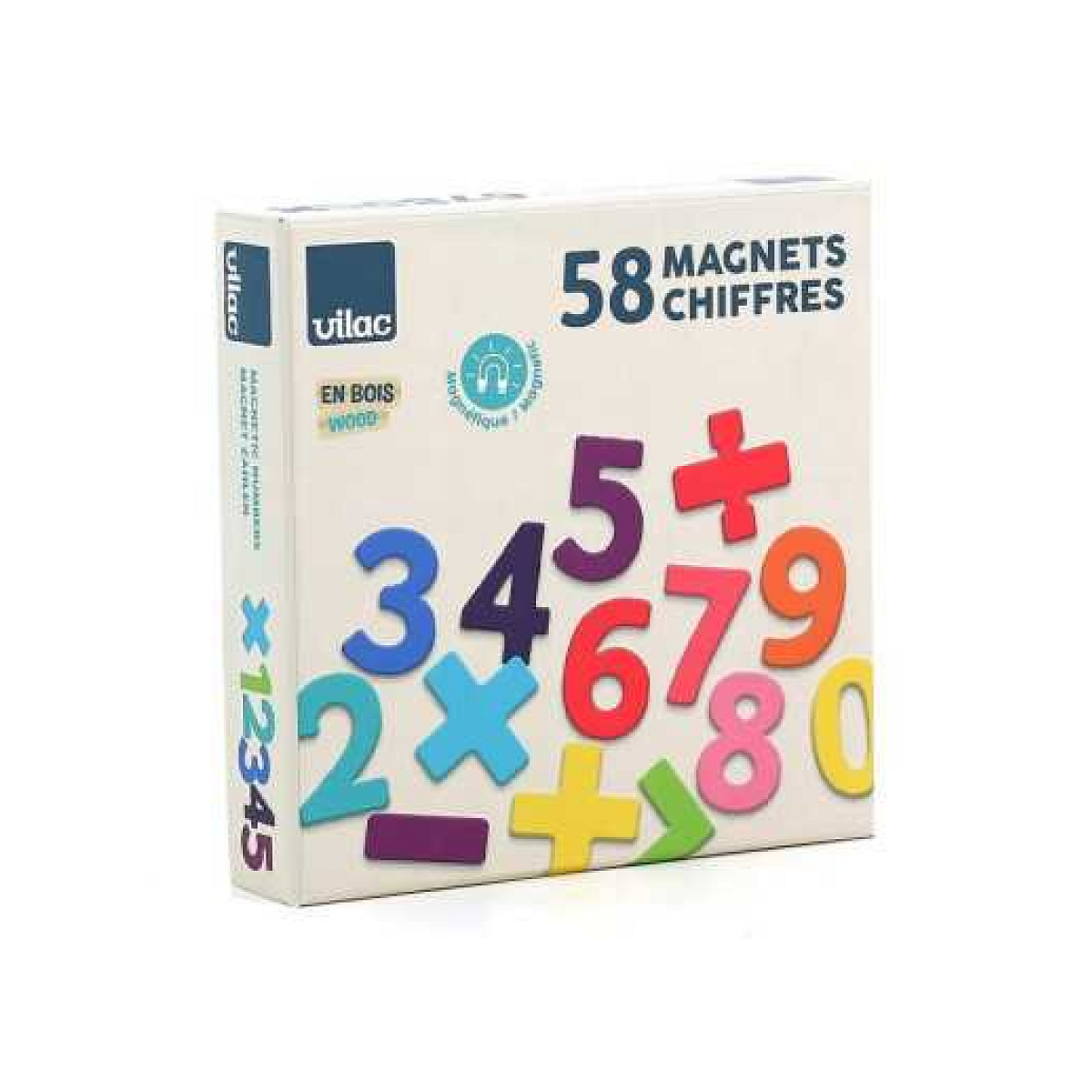 Magnet chiffres - Coffret de 58, VILAC