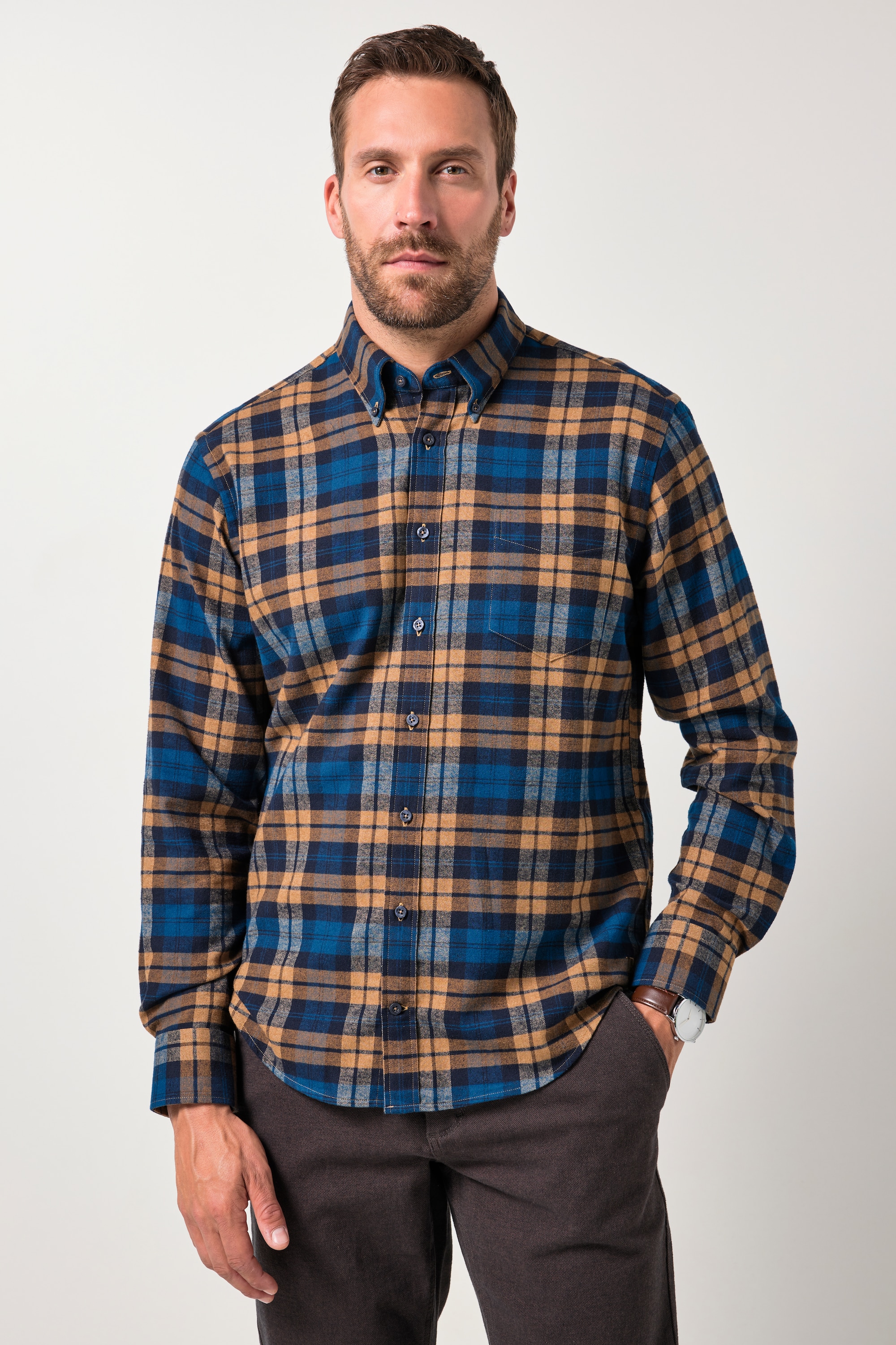 Chemise en flanelle à carreaux, JP1880