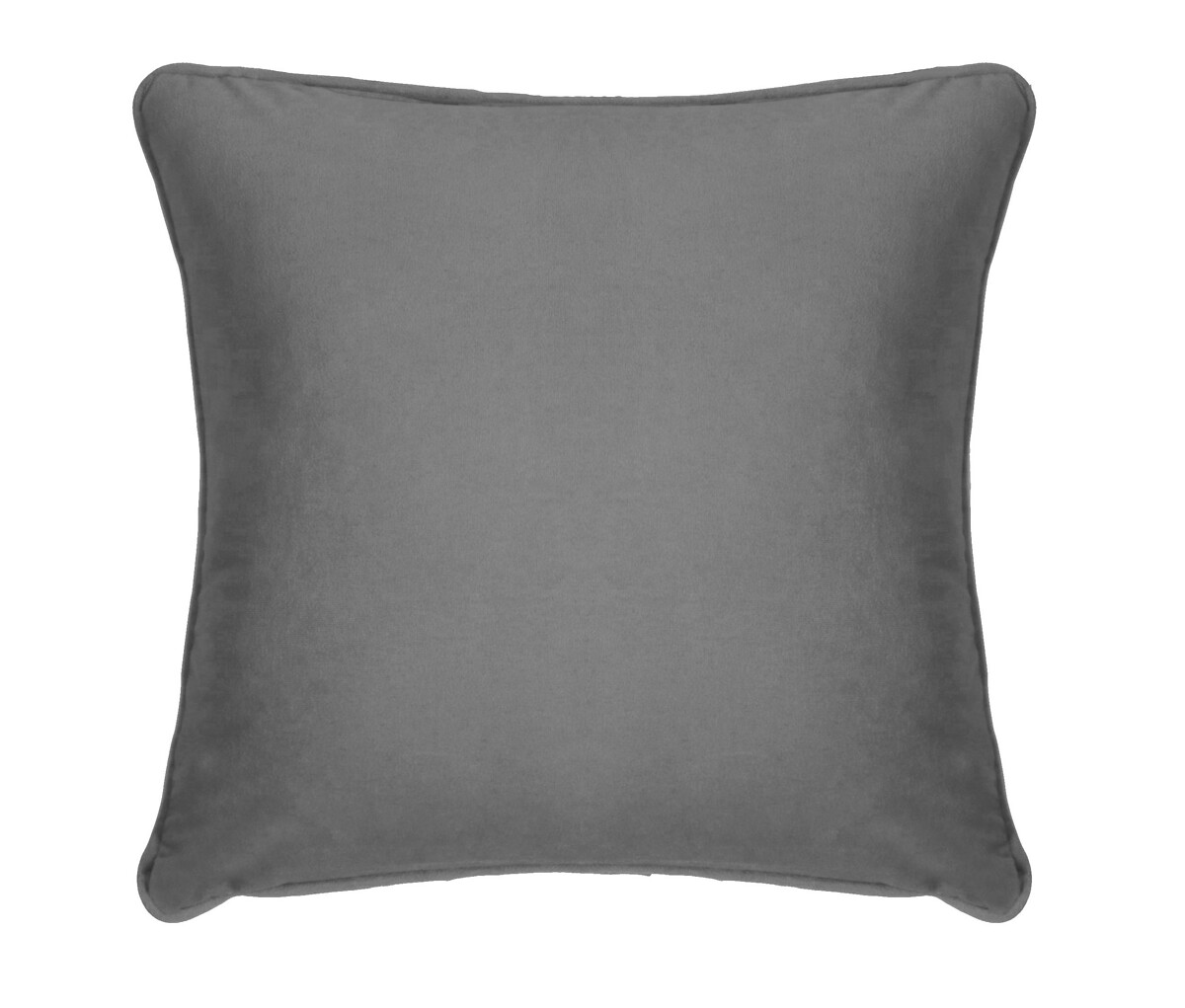 Clever velvet grey filled cushion 44x44cm, grey, So'home | La Redoute
