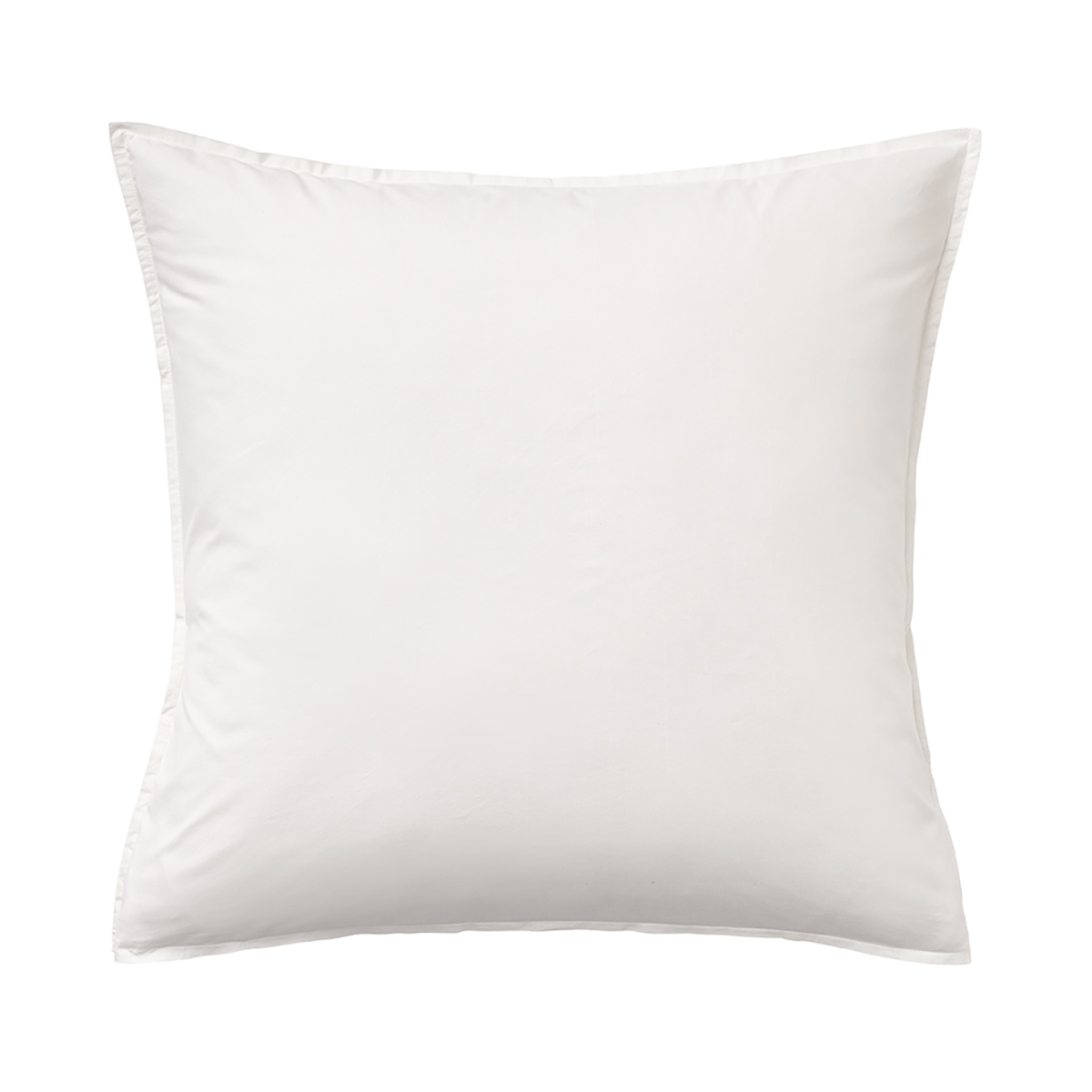 Taie d'oreiller unie en percale de coton lavée, DELICATE, ESSIX