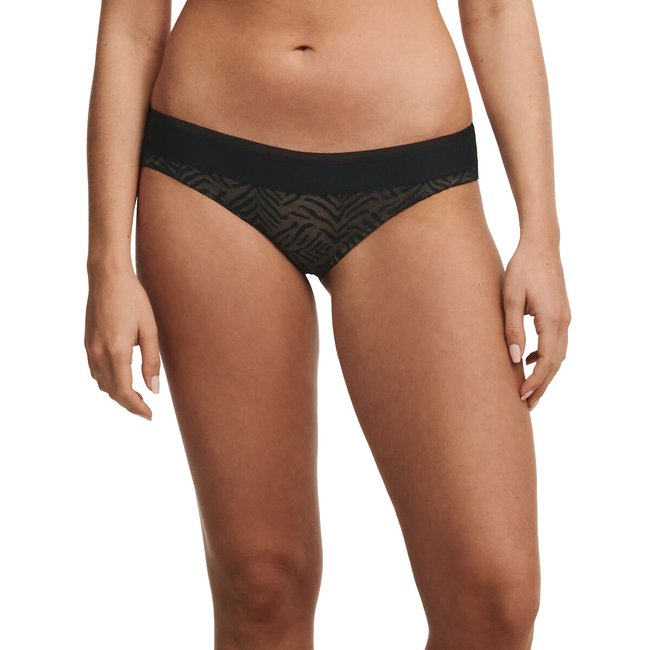 Graphic Allure Lace Knickers, black, CHANTELLE