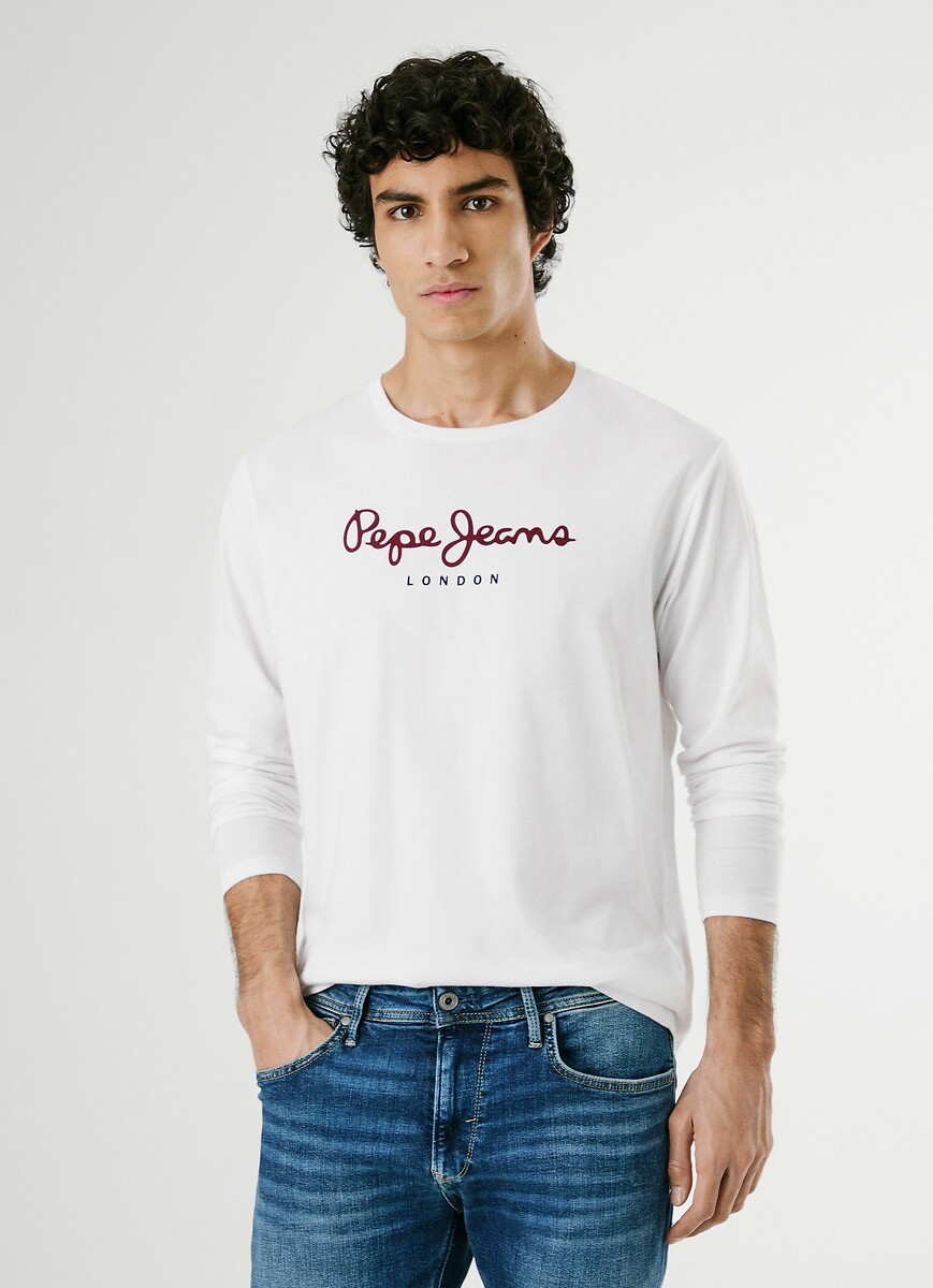T-shirt col rond manches longues Eggo