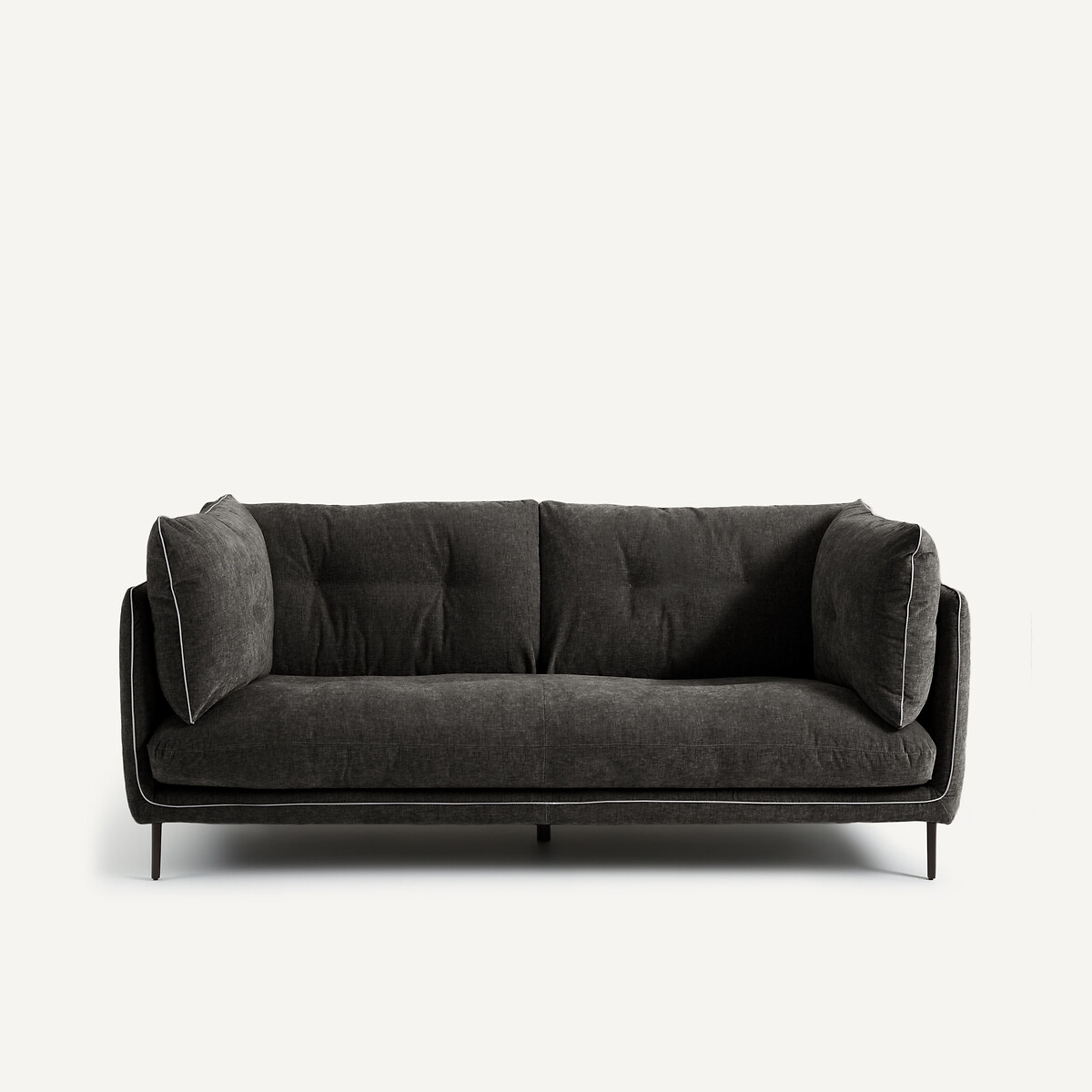 Compacte zetel in chenille fluweel, Botero, AM.PM