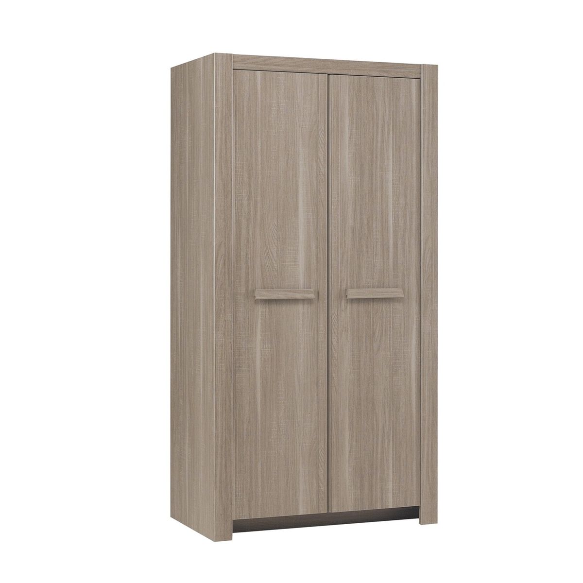 armoire 2 portes couleur chene - fabrication francaise