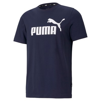FD ESS Cotton T-Shirt with Logo Print and Crew Neck PUMA