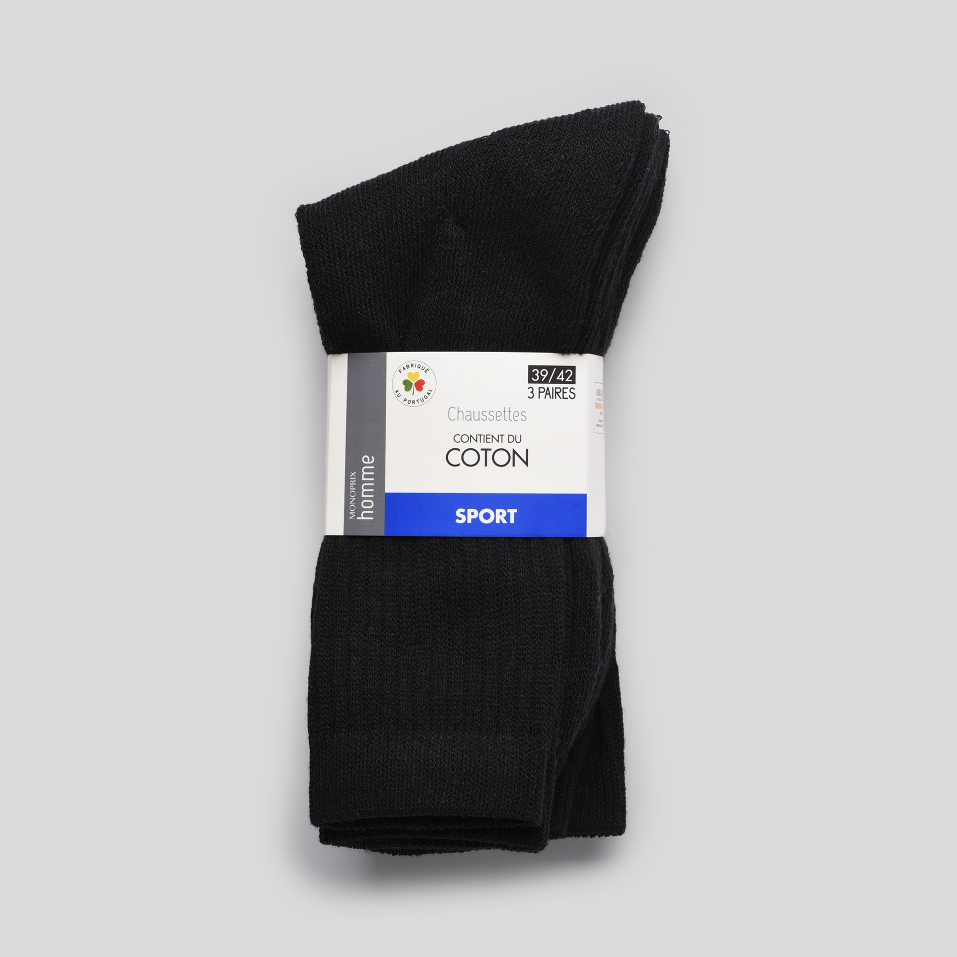 Lot de 3 paires de chaussettes de sport - Monoprix Fit, MONOPRIX